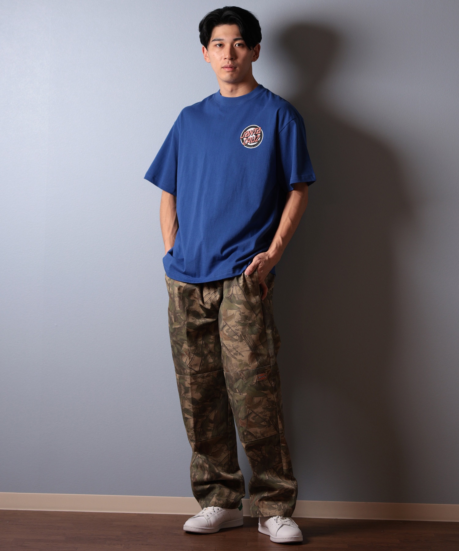 SANTACRUZ サンタクルーズ 半袖 Tシャツ メンズ バックプリント ロゴ