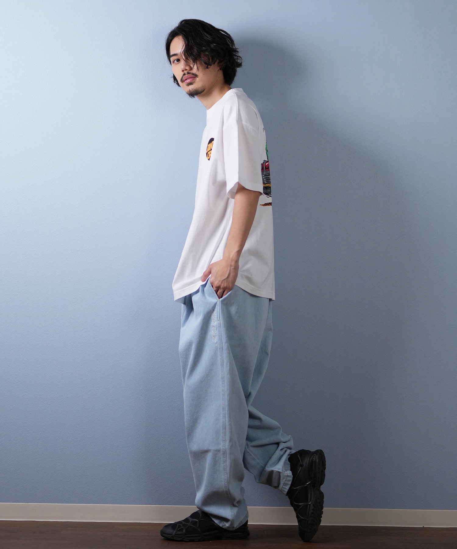 SANTACRUZ サンタクルーズ 半袖 Tシャツ メンズ バックプリント SANTACRUZ サンタクルーズ 半袖 Tシャツ メンズ バックプリント