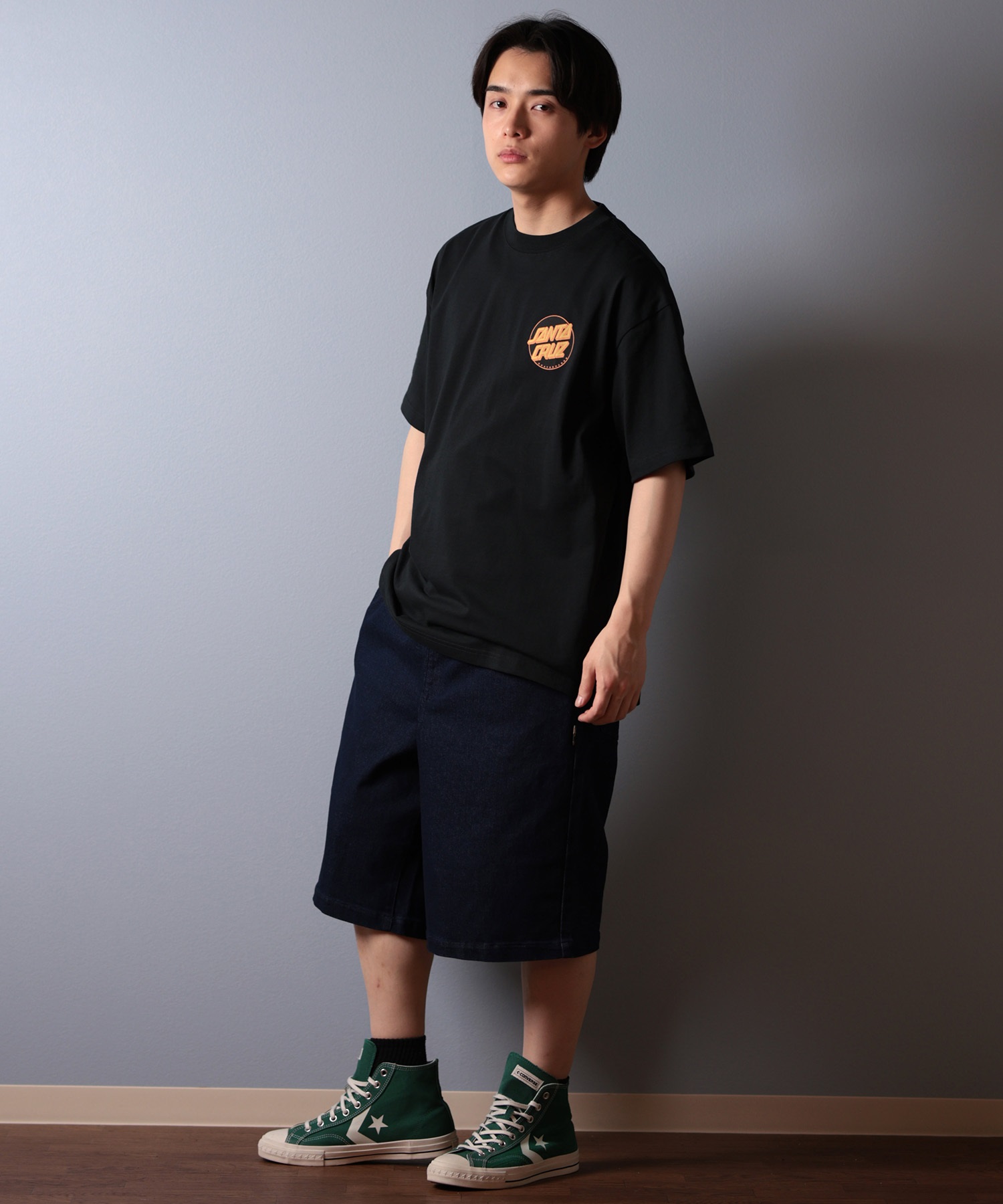 SANTACRUZ サンタクルーズ 半袖 Tシャツ メンズ バックプリント ロゴ 502252408 ムラサキスポーツ限定(WHITE-M)