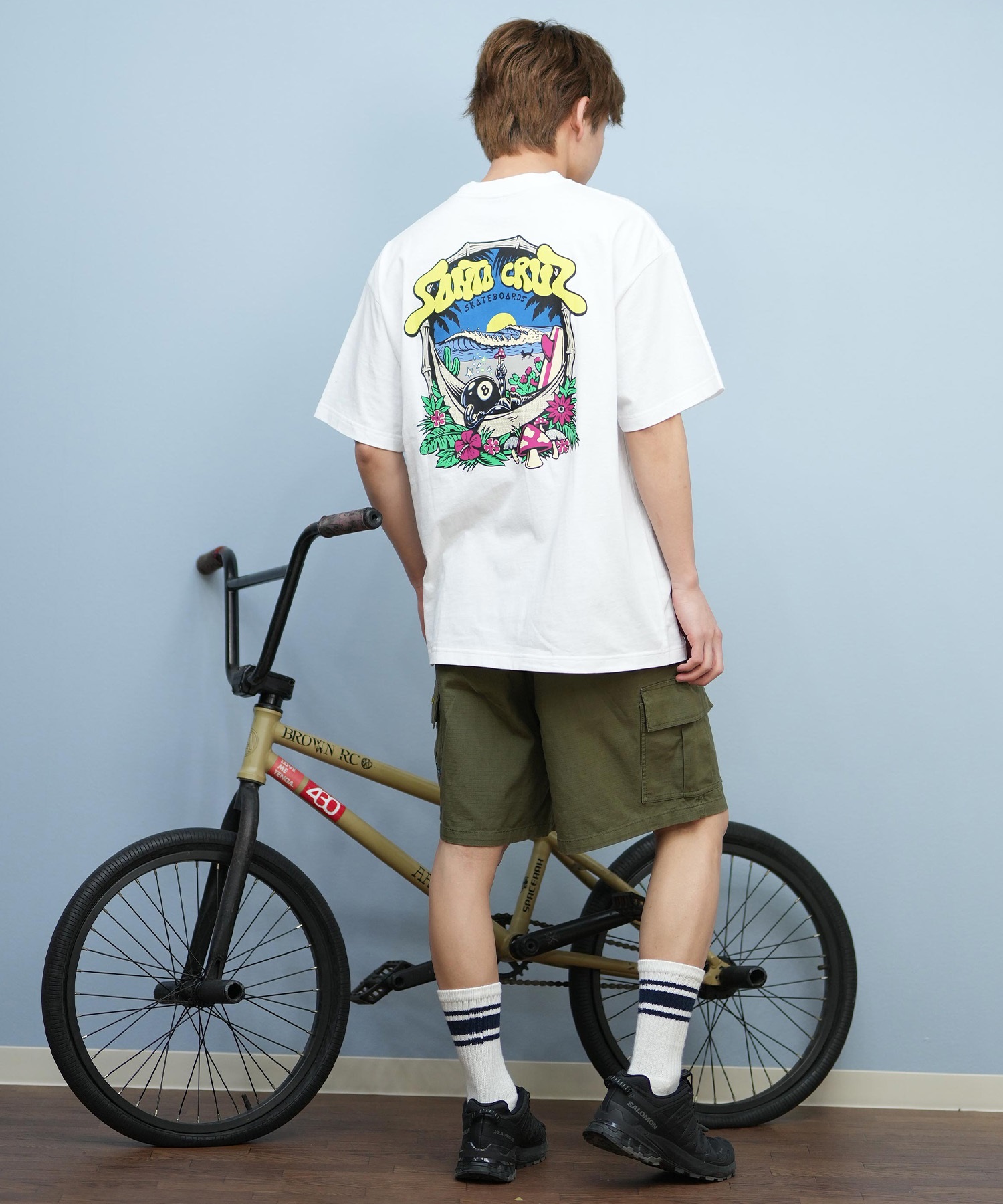 SANTACRUZ サンタクルーズ 半袖 Tシャツ メンズ バックプリント