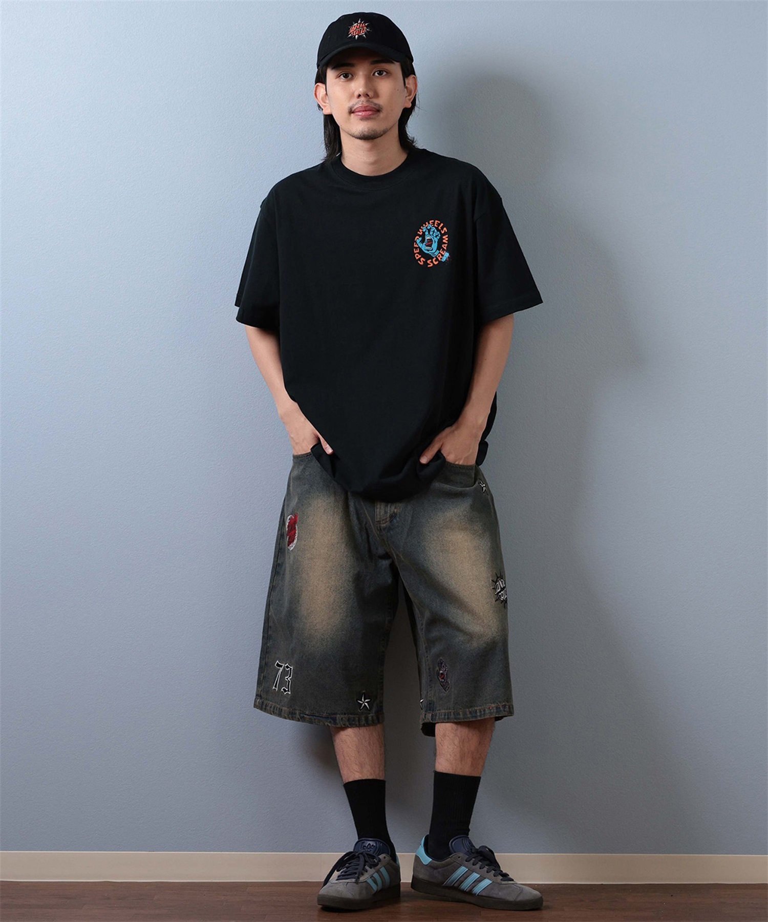SANTA CRUZ DRESSEメンズスケートTシャツ Mサイズ SANTA CRUZ tシャツ 「ムラサキスポーツ限定」SANTACRUZ/サンタ