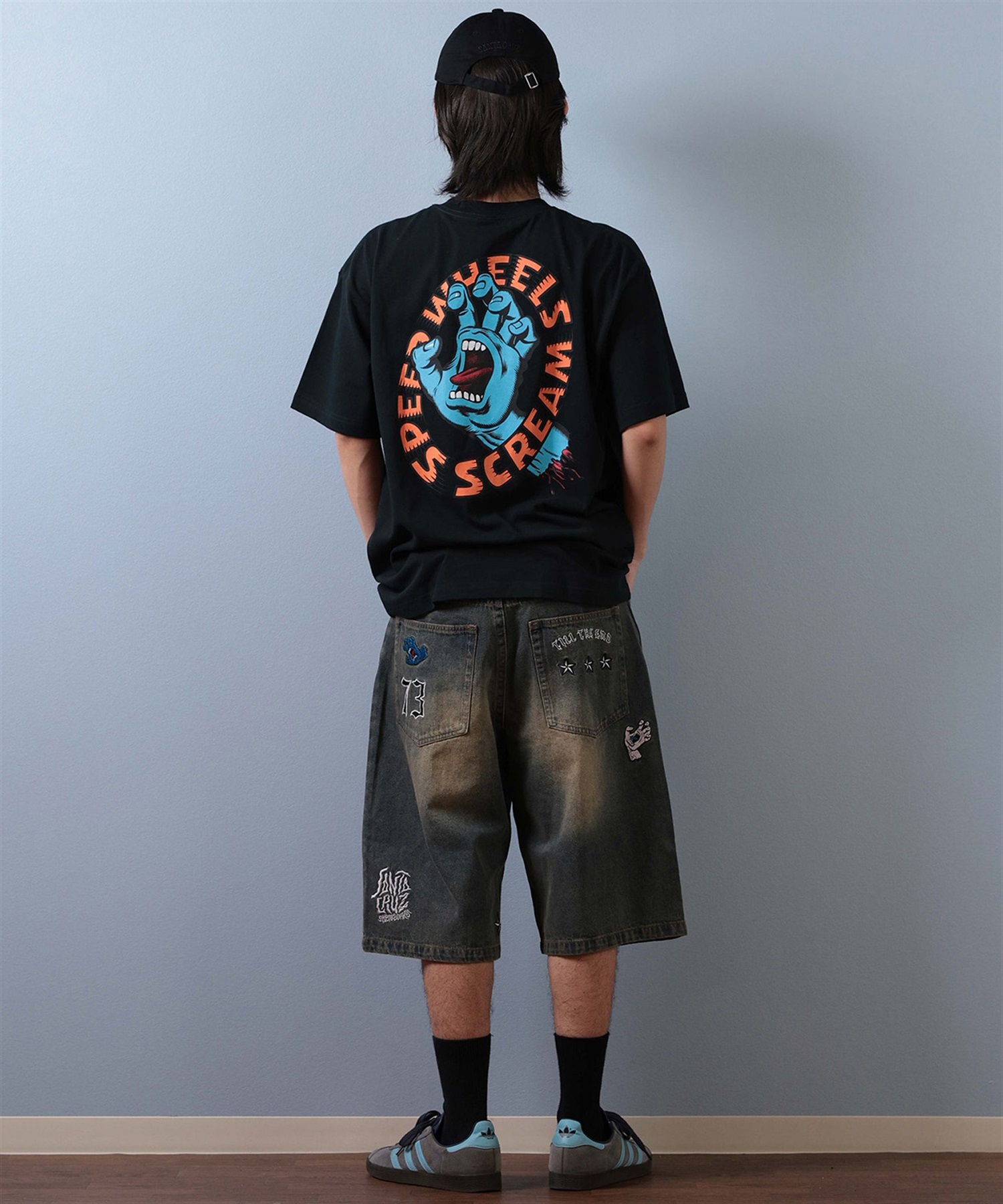 SANTACRUZ サンタクルーズ 半袖 Tシャツ メンズ バックプリント