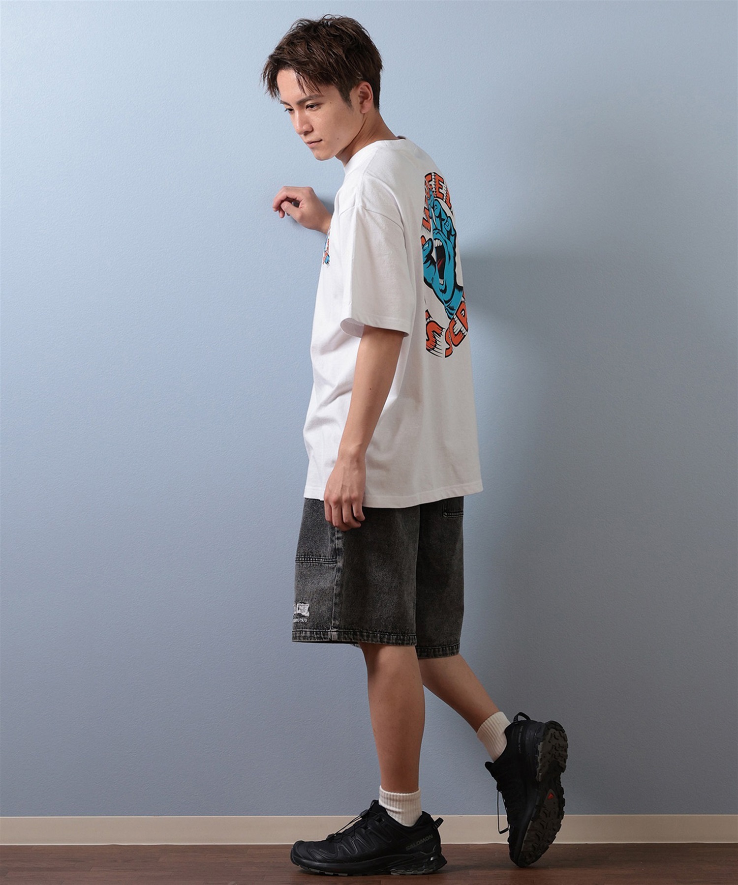 SANTACRUZ サンタクルーズ 半袖 Tシャツ メンズ バックプリント