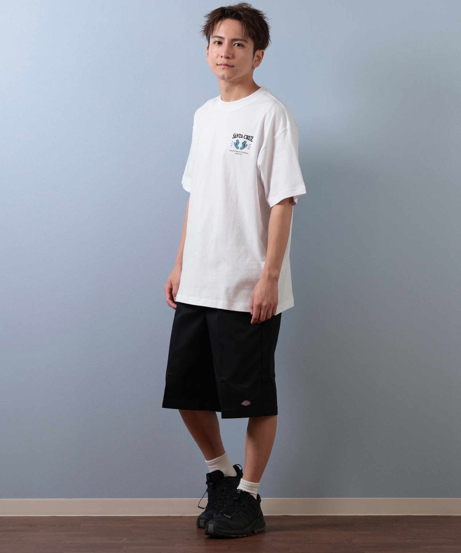 ミツマメ【新品】JOHNSMEDLEY半袖Tシャツ＆ジルサンダー　バッグ SANTACRUZ サンタクルーズ 半袖 Tシャツ メンズ バックプリント