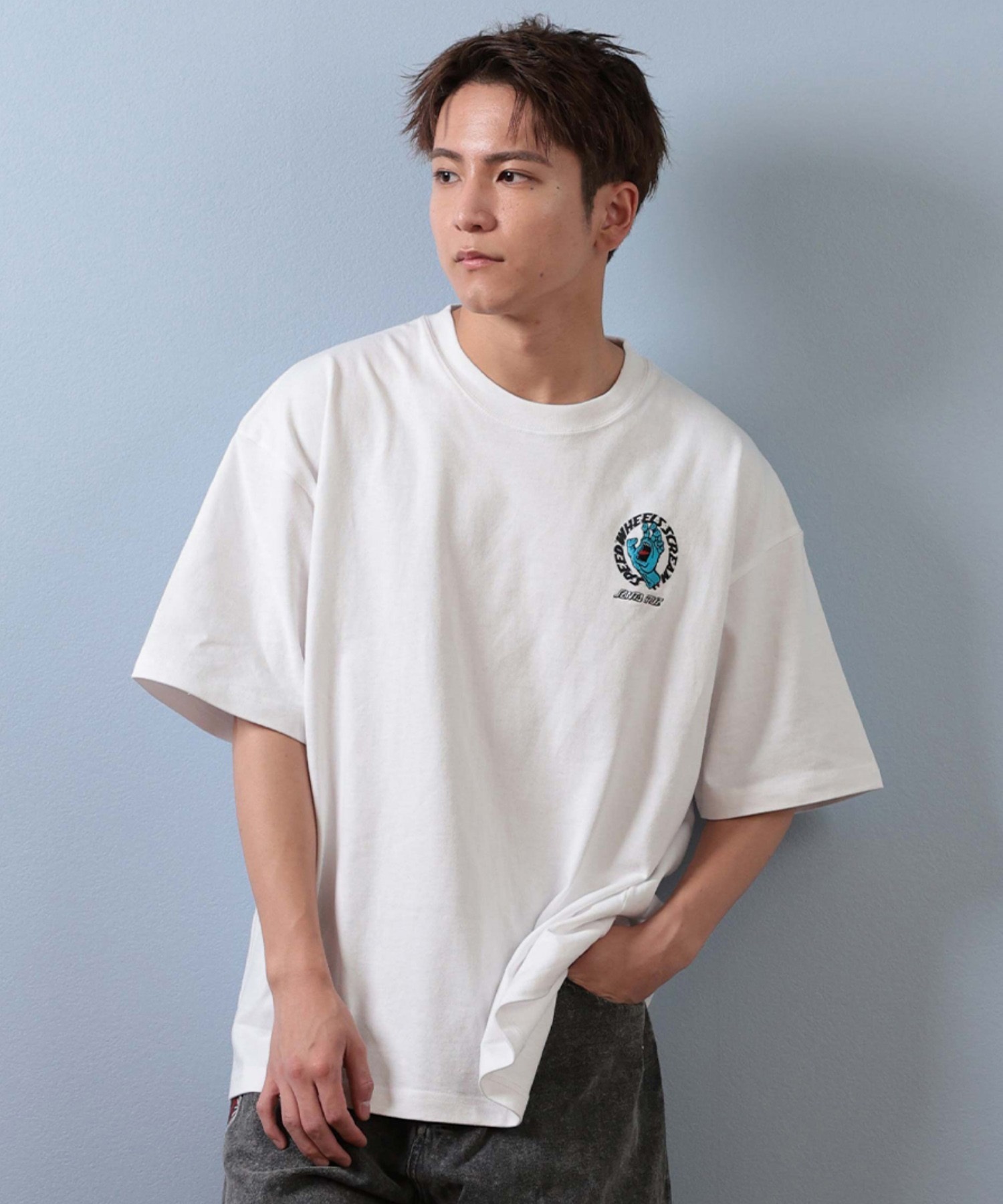 SANTACRUZ サンタクルーズ 半袖 Tシャツ メンズ ワンポイント