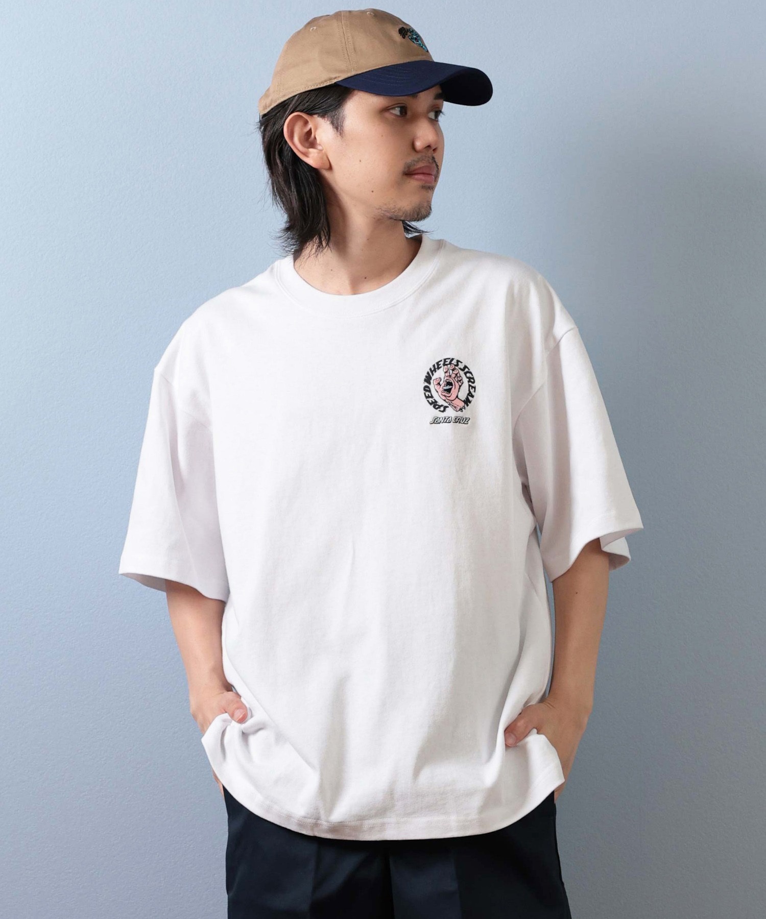SANTACRUZ サンタクルーズ 半袖 Tシャツ メンズ ワンポイント