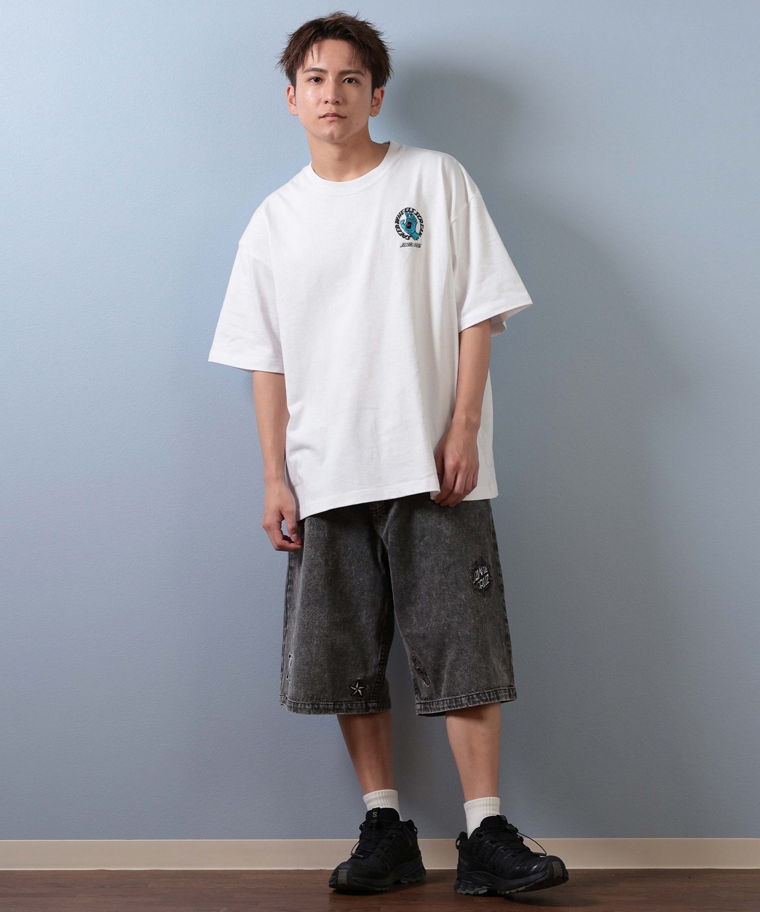 SANTACRUZ サンタクルーズ 半袖 Tシャツ メンズ ワンポイント