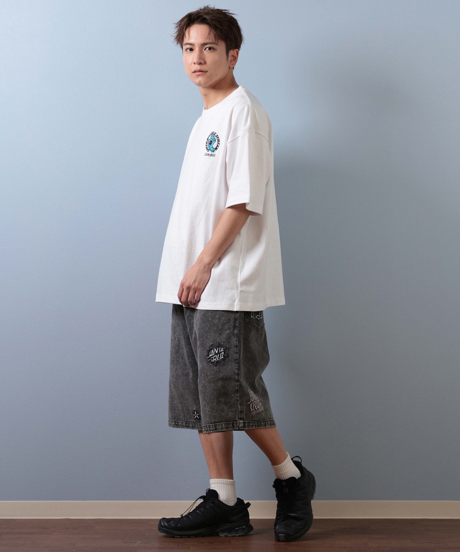 SANTACRUZ サンタクルーズ 半袖 Tシャツ メンズ ワンポイント