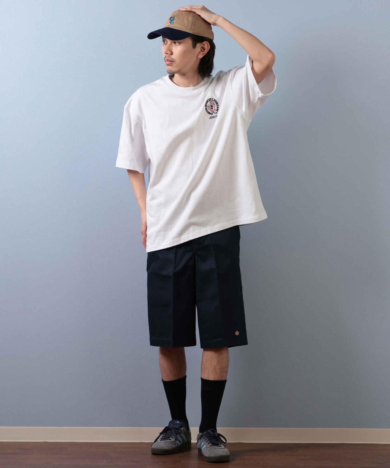 SANTACRUZ サンタクルーズ 半袖 Tシャツ メンズ ワンポイント