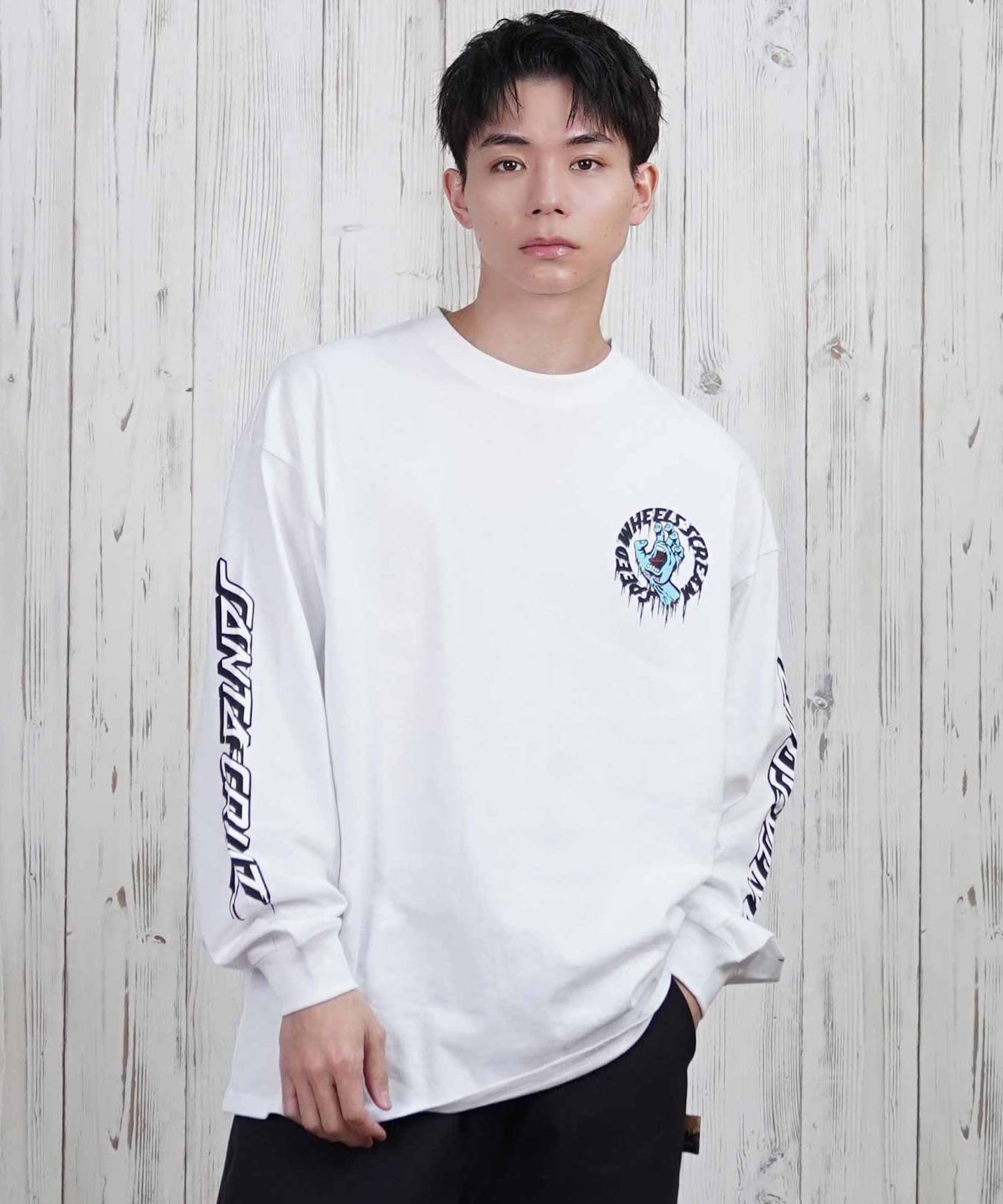 SANTACRUZ サンタクルーズ 長袖 Tシャツ メンズ バックプリント