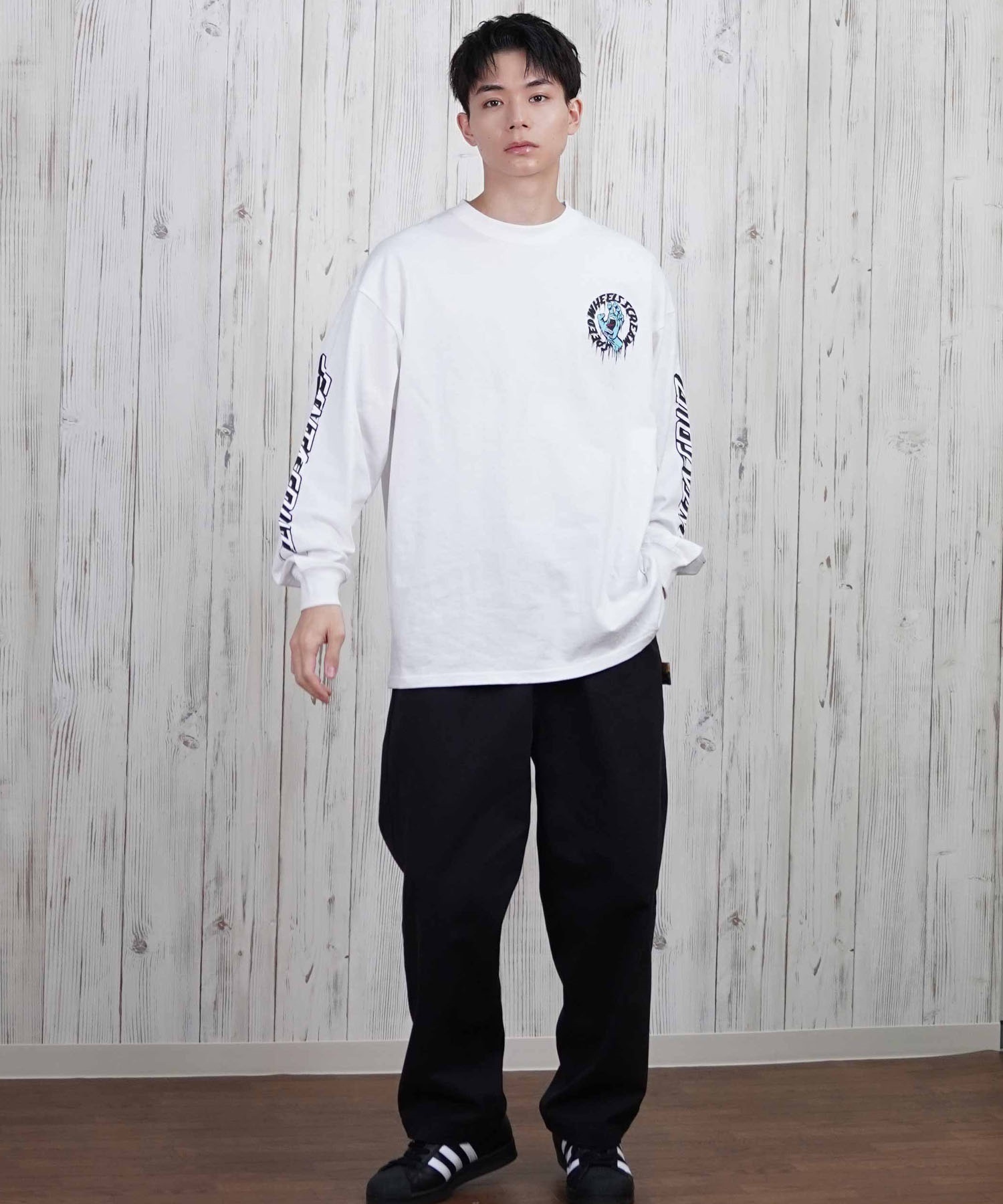 SANTACRUZ サンタクルーズ 長袖 Tシャツ メンズ バックプリント