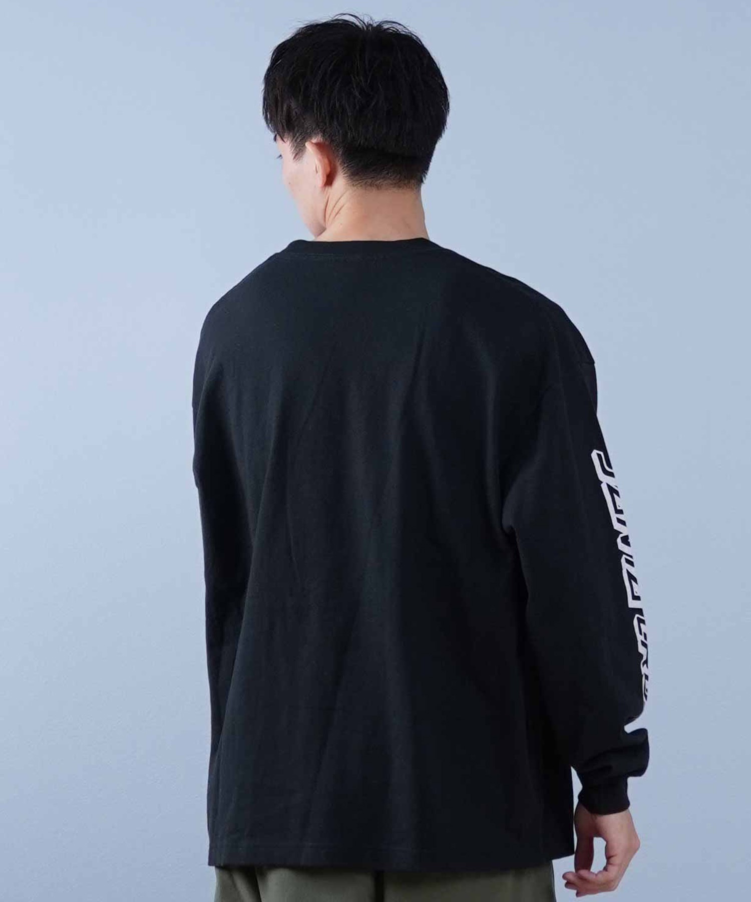 SANTACRUZ サンタクルーズ 長袖 Tシャツ メンズ ワンポイント刺しゅう