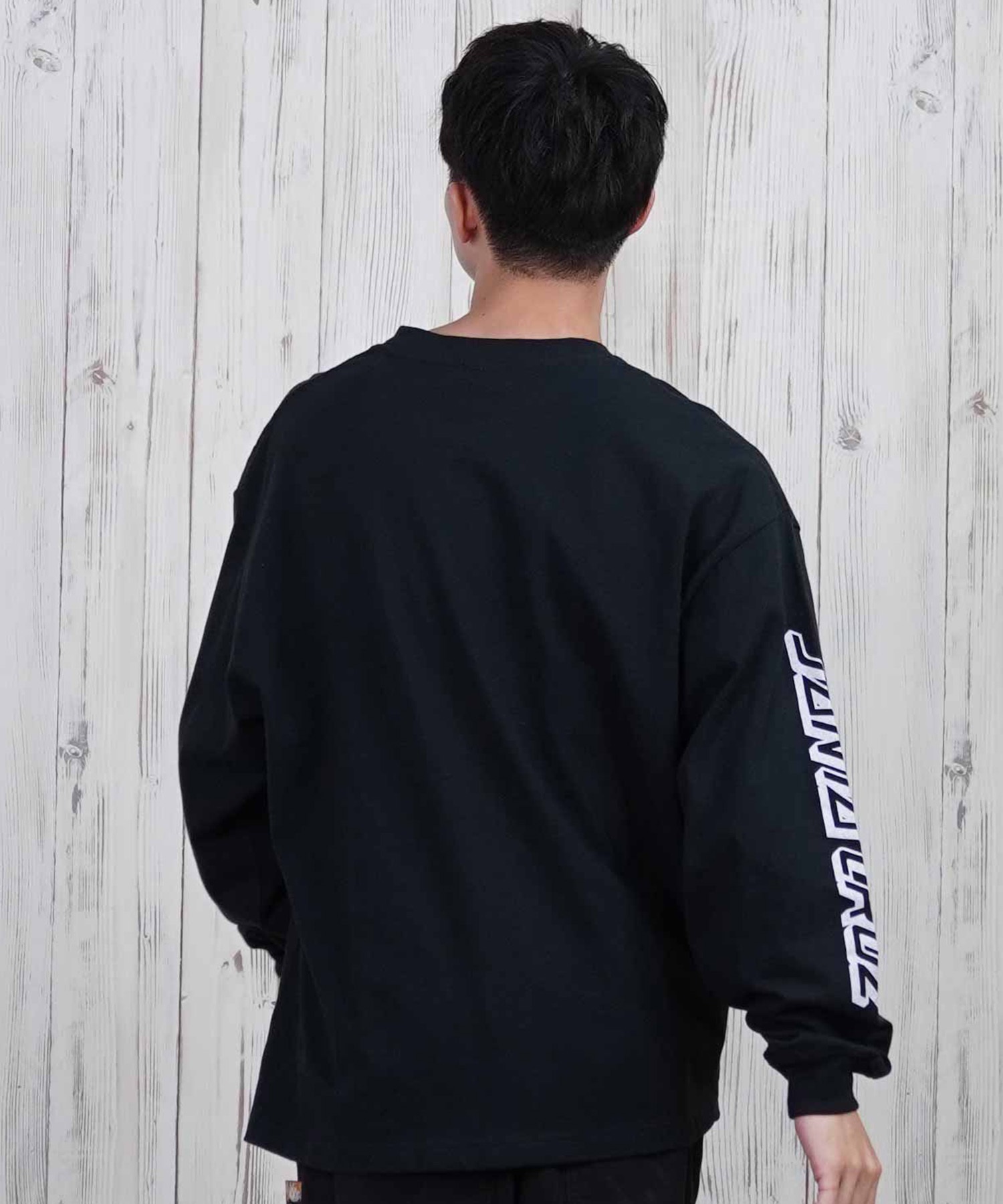 SANTACRUZ サンタクルーズ 長袖 Tシャツ メンズ ワンポイント刺しゅう