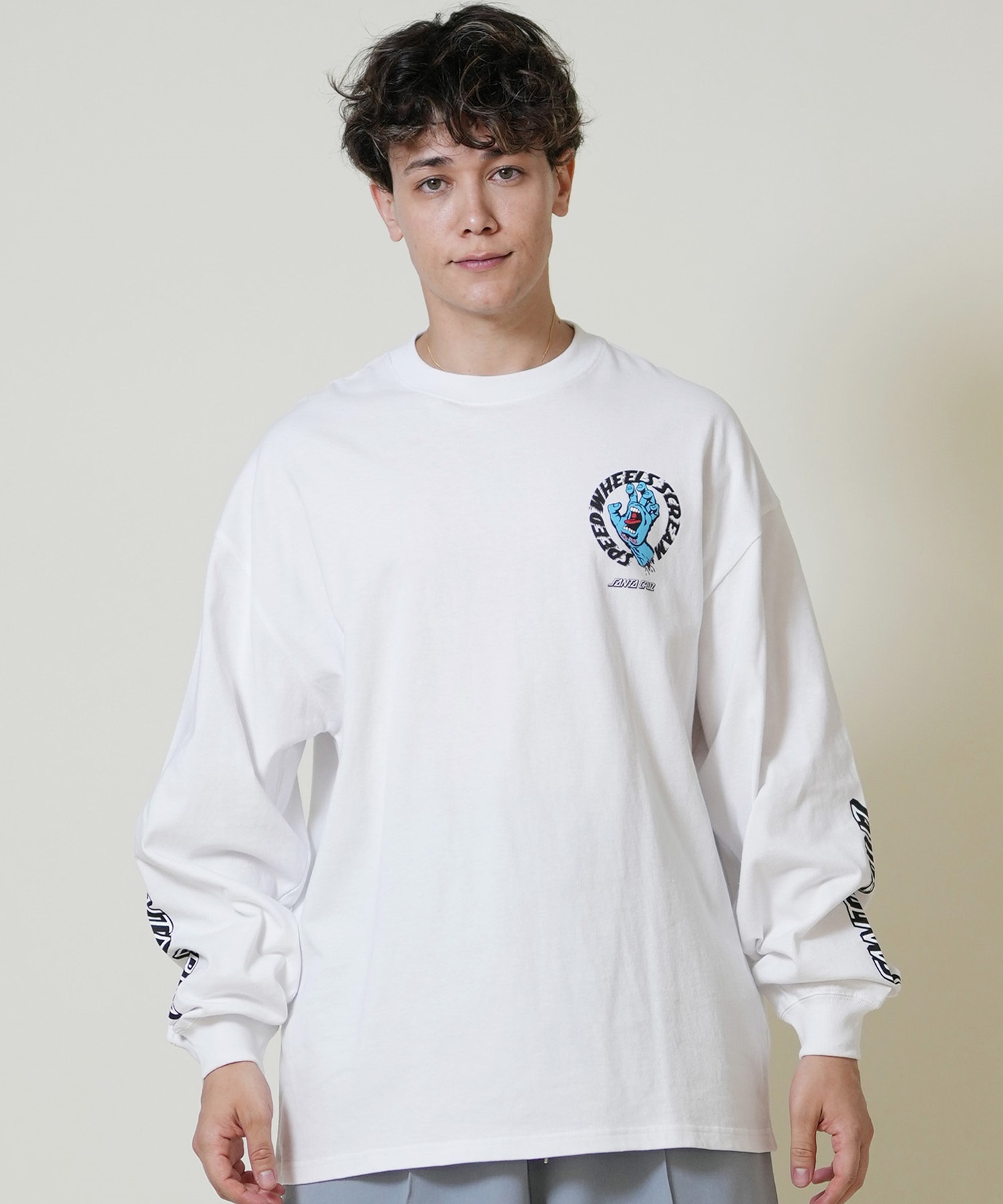 SANTACRUZ サンタクルーズ 長袖 Tシャツ ロンT メンズ バックプリント