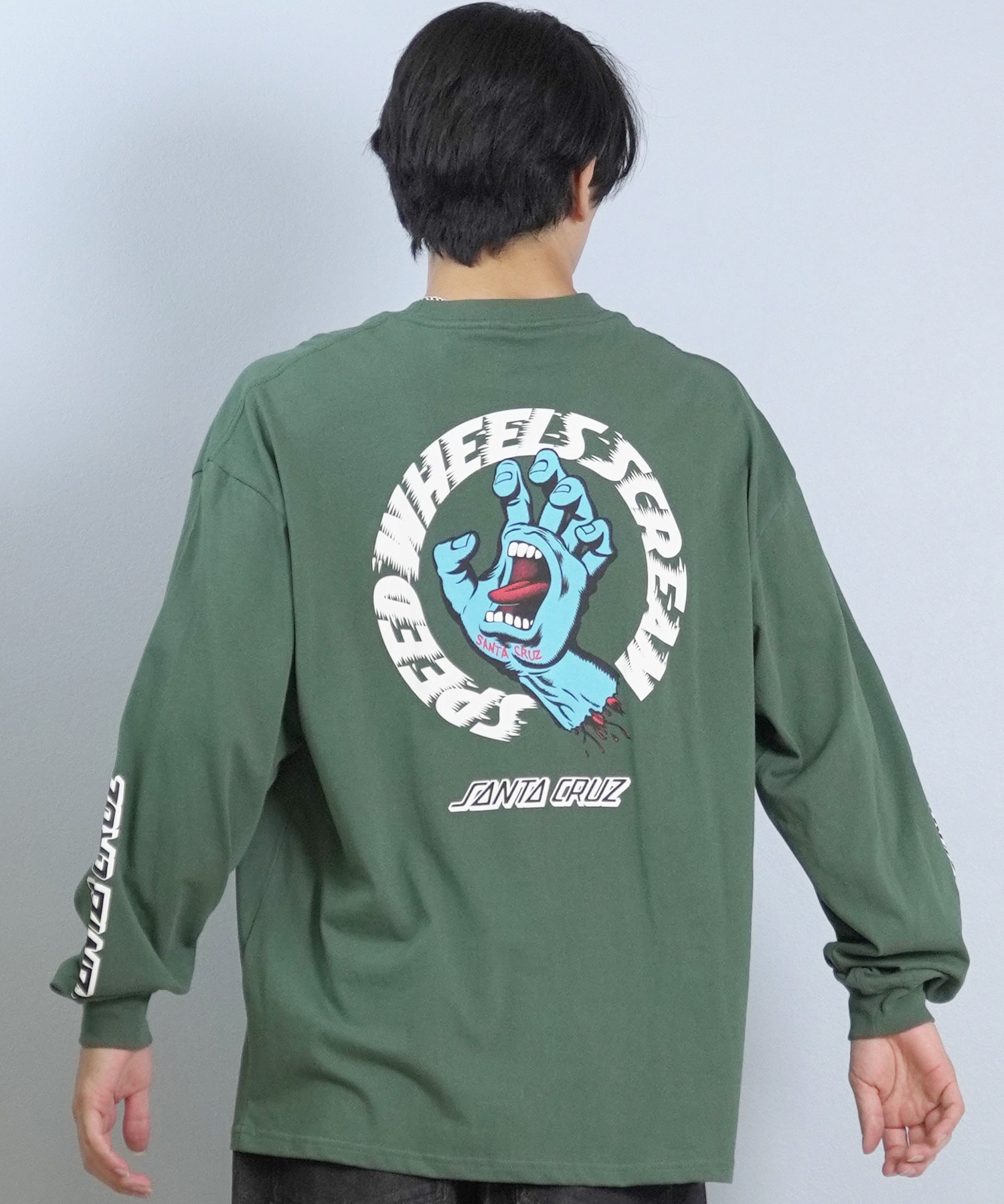 SANTACRUZ サンタクルーズ 長袖 Tシャツ ロンT メンズ バックプリント