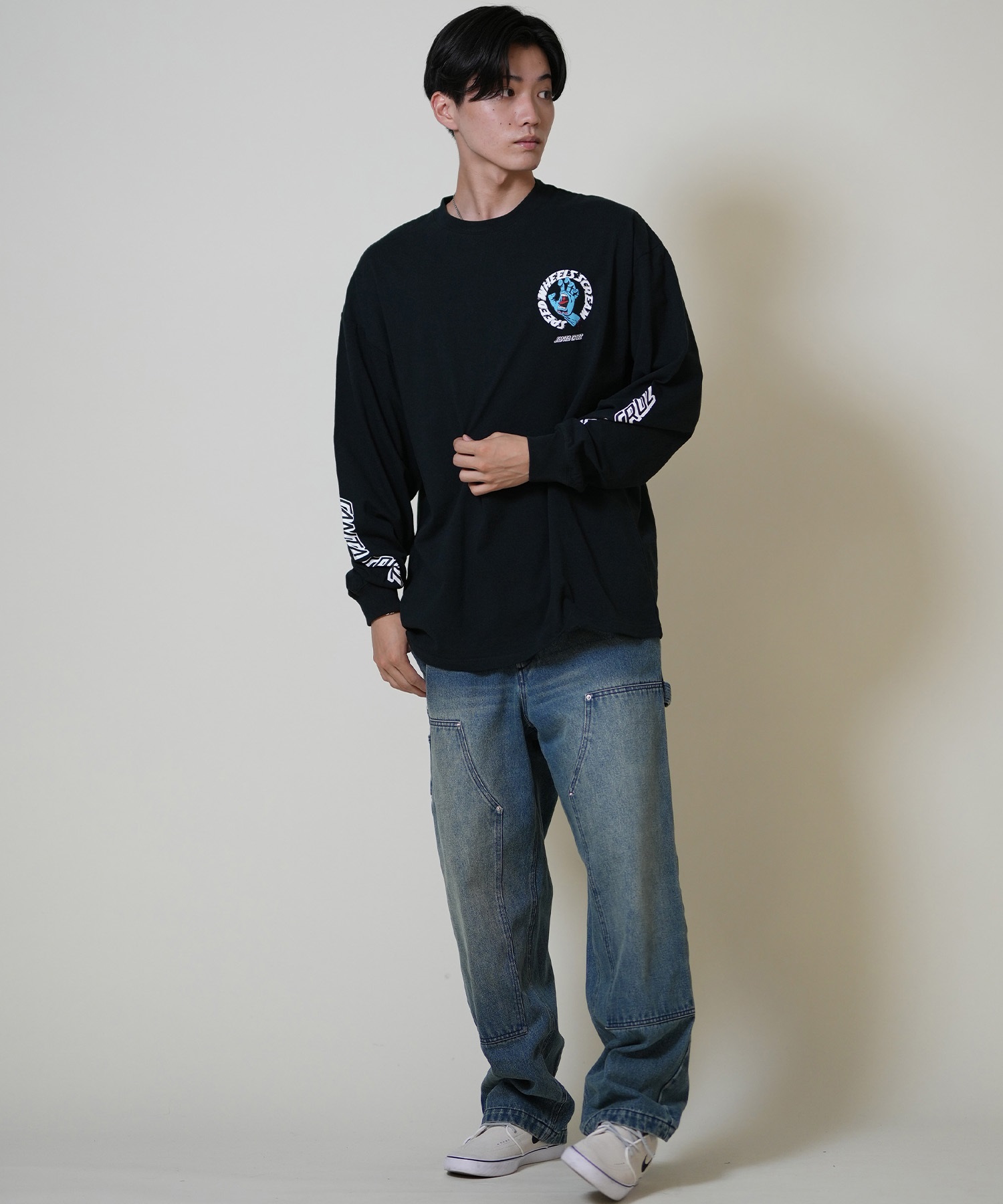 SANTACRUZ サンタクルーズ 長袖 Tシャツ ロンT メンズ バックプリント