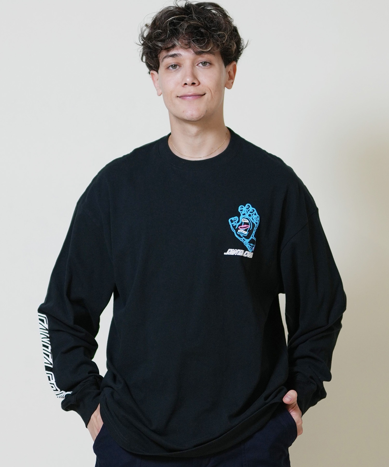 SANTACRUZ サンタクルーズ 長袖 Tシャツ ロンT メンズ バックプリント