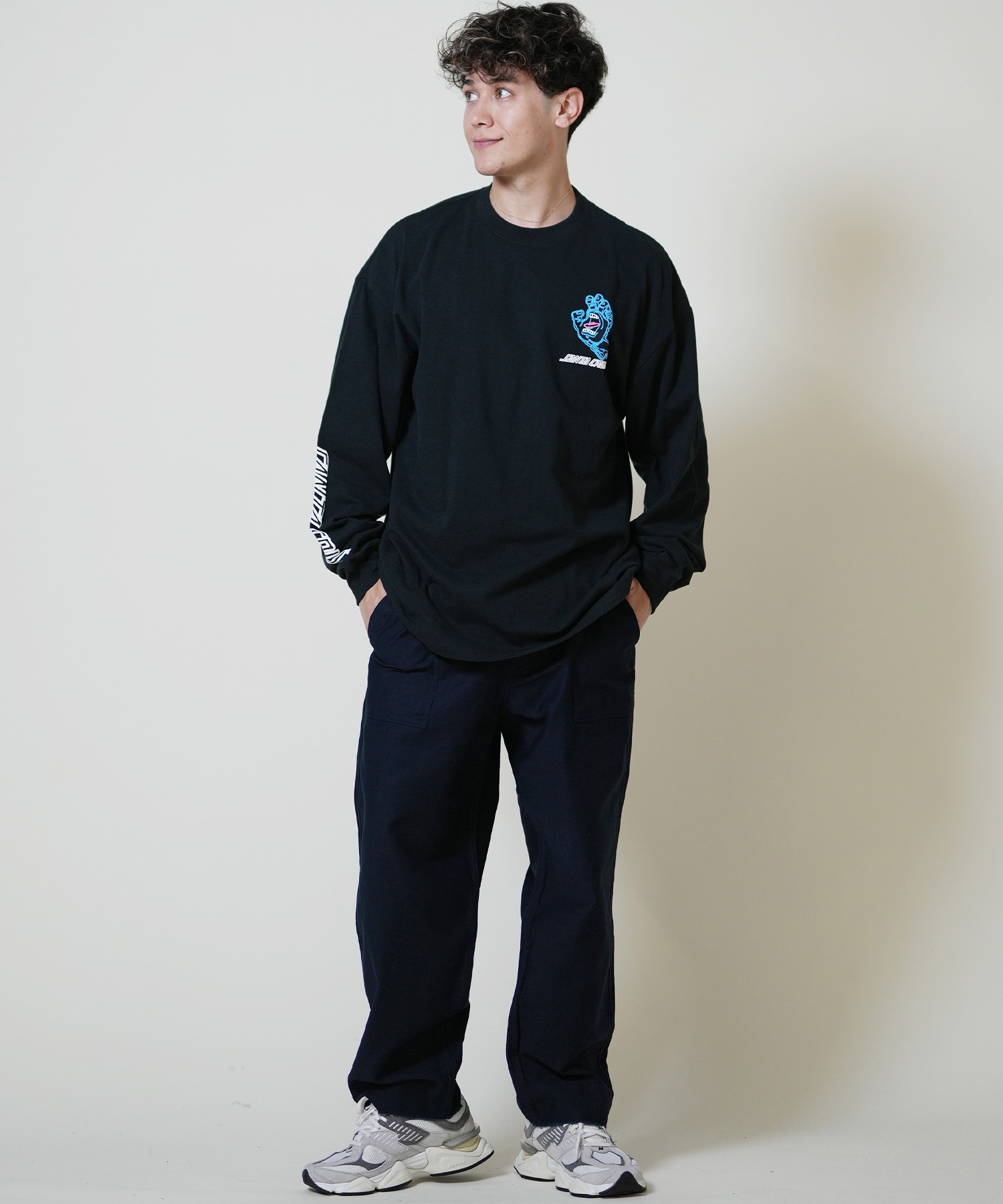 SANTACRUZ サンタクルーズ 長袖 Tシャツ ロンT メンズ バックプリント