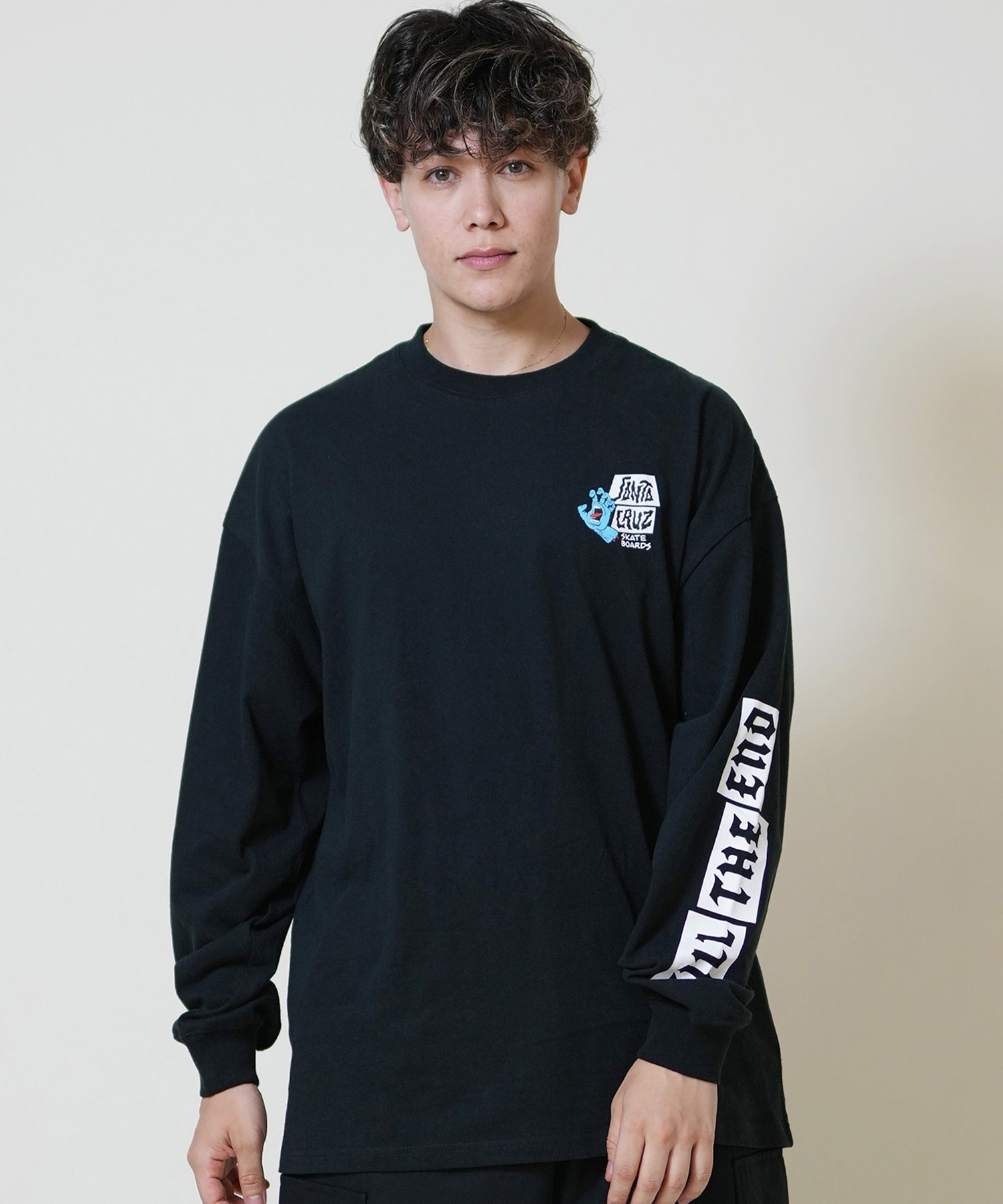 SANTACRUZ サンタクルーズ 長袖 Tシャツ ロンT メンズ バックプリント