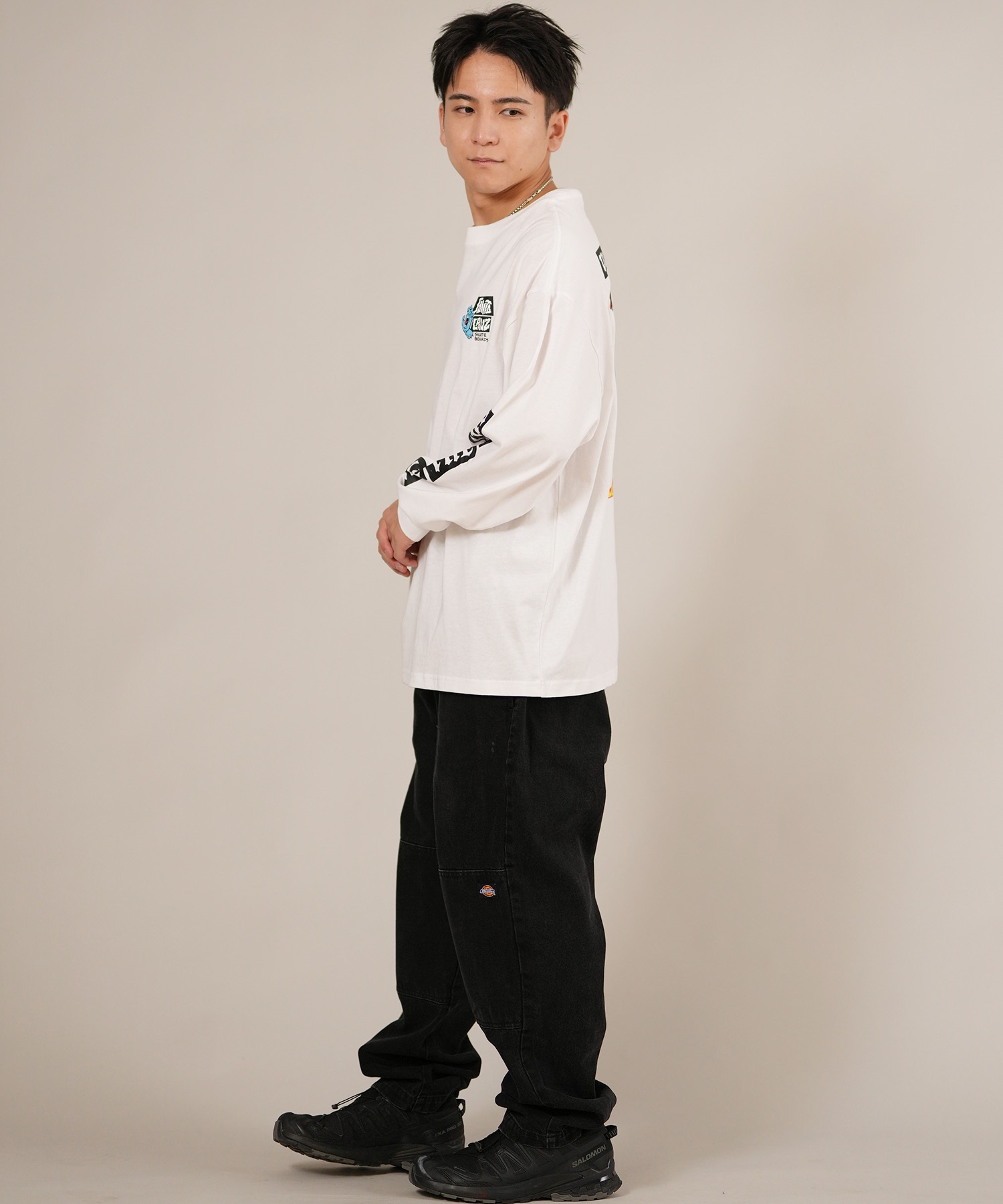 SANTACRUZ サンタクルーズ 長袖 Tシャツ ロンT メンズ バックプリント