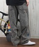 SANTACRUZ サンタクルーズ ロングパンツ デニム メンズ ロンパン パッチジーンズ 502251501 ムラサキスポーツ限定(BKDSW-S)