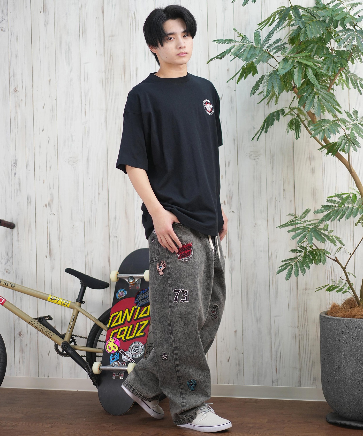 SANTACRUZ サンタクルーズ ロングパンツ デニム メンズ ロンパン