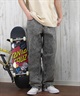 SANTACRUZ サンタクルーズ ロングパンツ デニム メンズ ロンパン セミワイド 502251502 ムラサキスポーツ限定(BKHC-M)