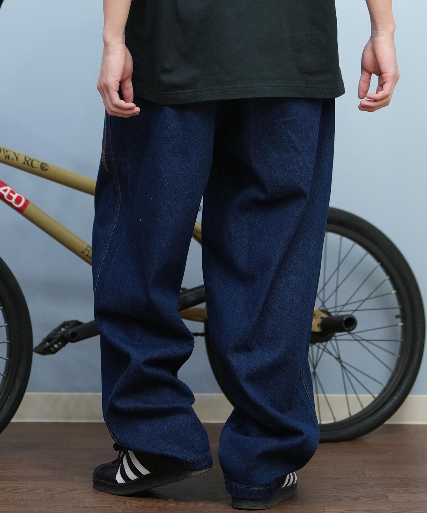 SANTACRUZ サンタクルーズ ロングパンツ メンズ ロンパン ワイドシルエット 502252501 ムラサキスポーツ限定(BKDSW-S)