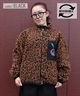 SANTA CRUZ サンタクルーズ アウター レディース リバーシブル ジャケット ボア レオパード柄 MFG Hand MONO REVERSIBLE BOA JACKET 502254131(BEIGE-M)