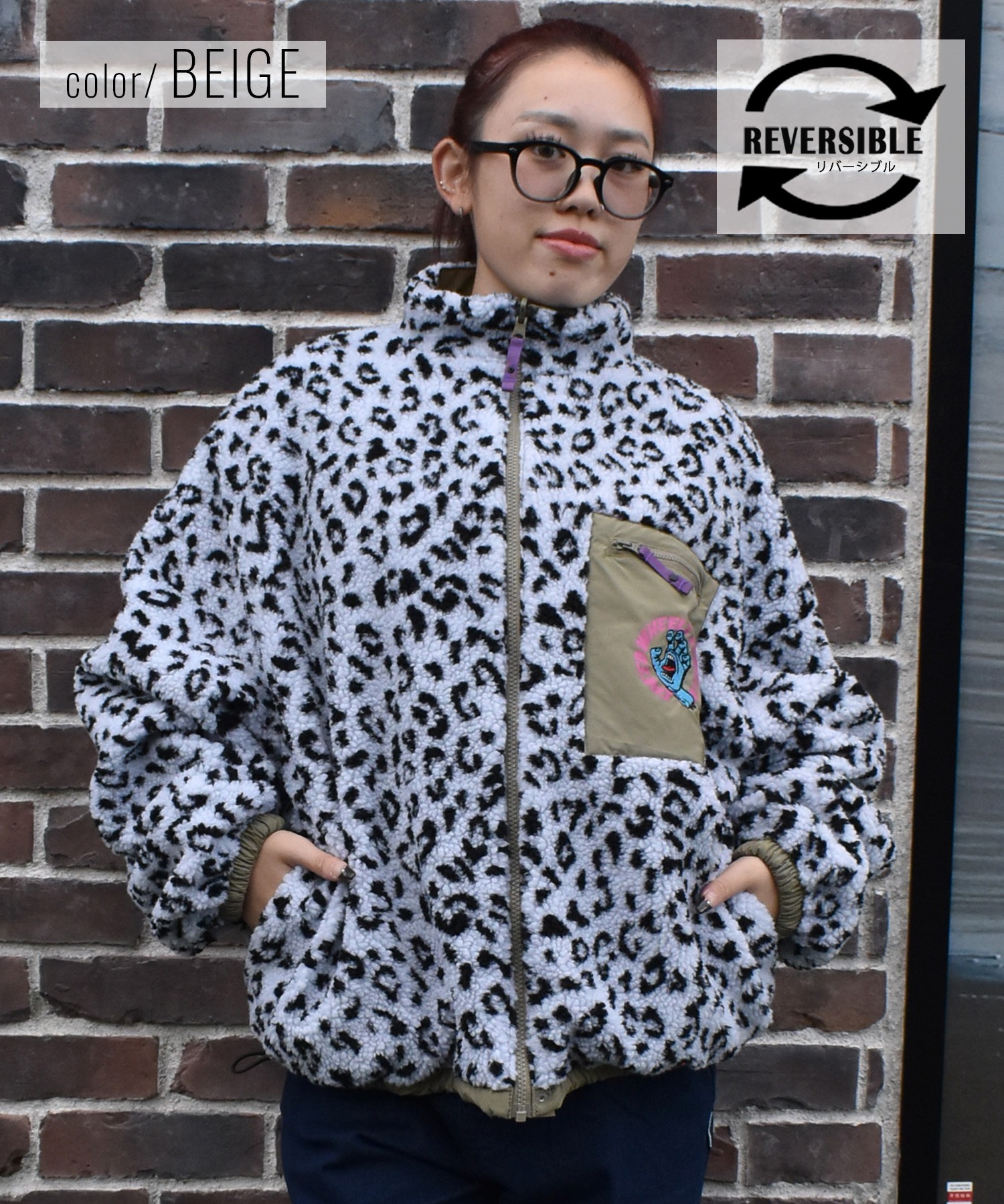 SANTA CRUZ サンタクルーズ アウター レディース リバーシブル