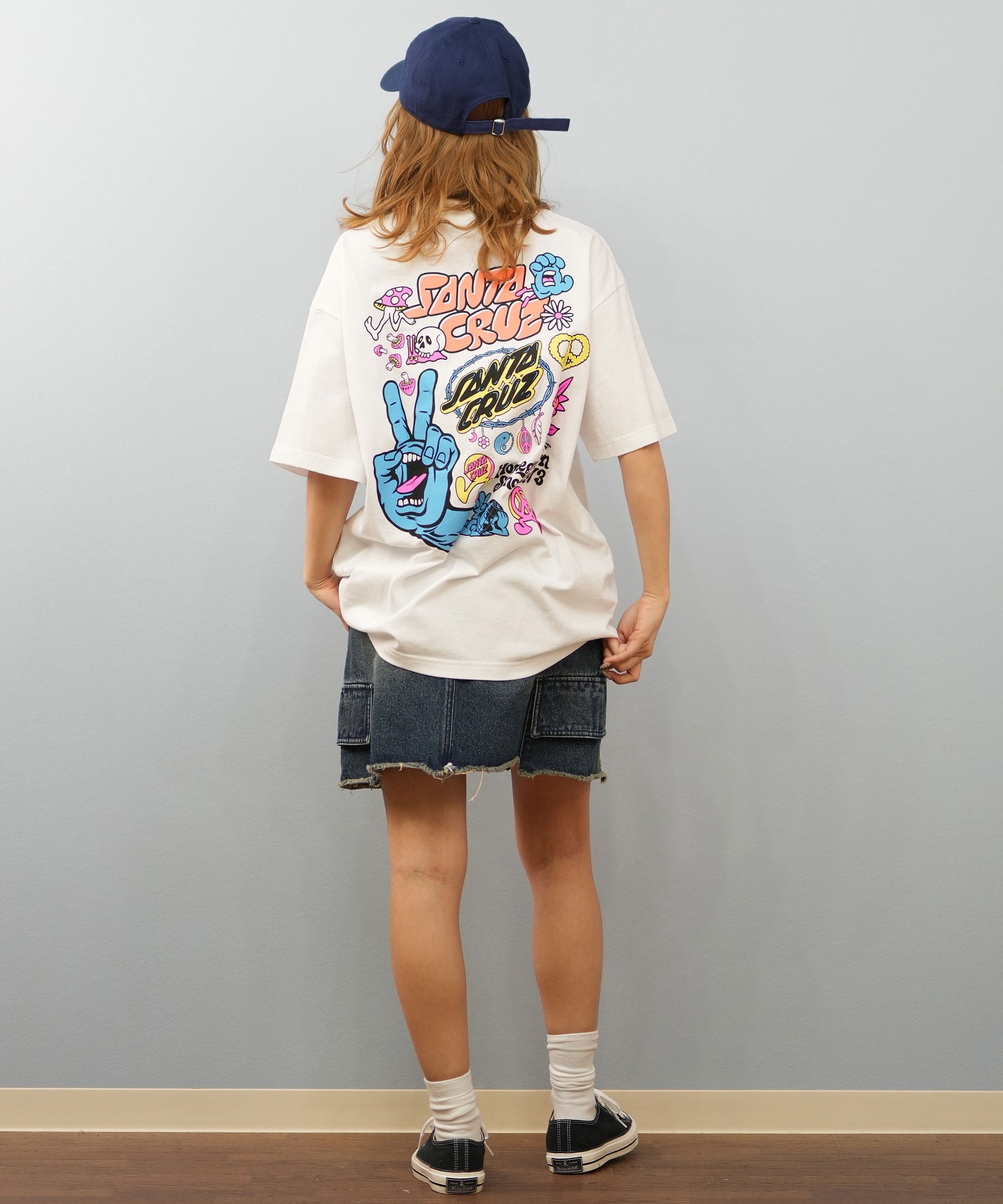 古着 サンタクルーズ SANTA CRUZ バックプリント スポーツT