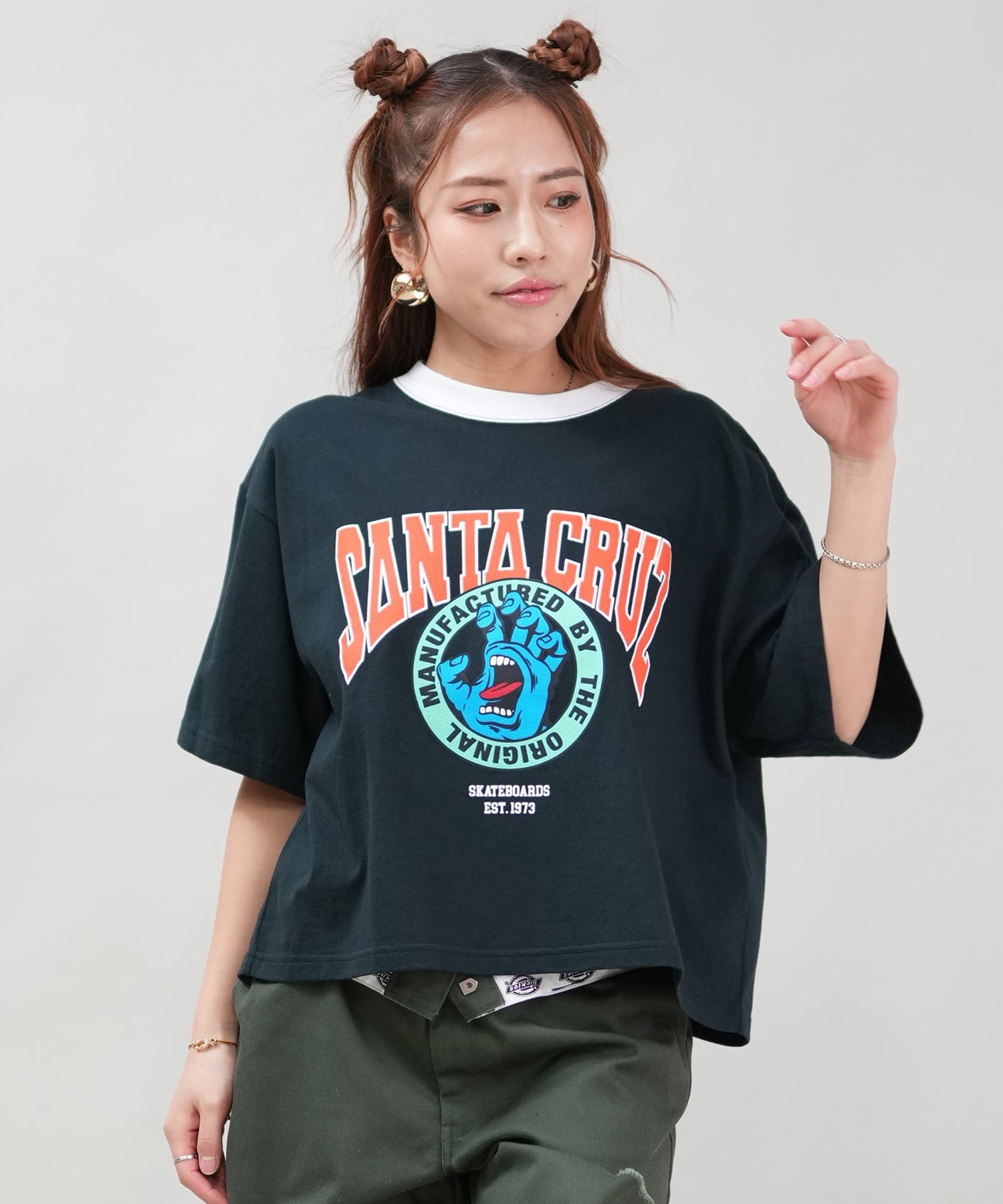SANTACRUZ サンタクルーズ 半袖 Tシャツ レディース クロップド