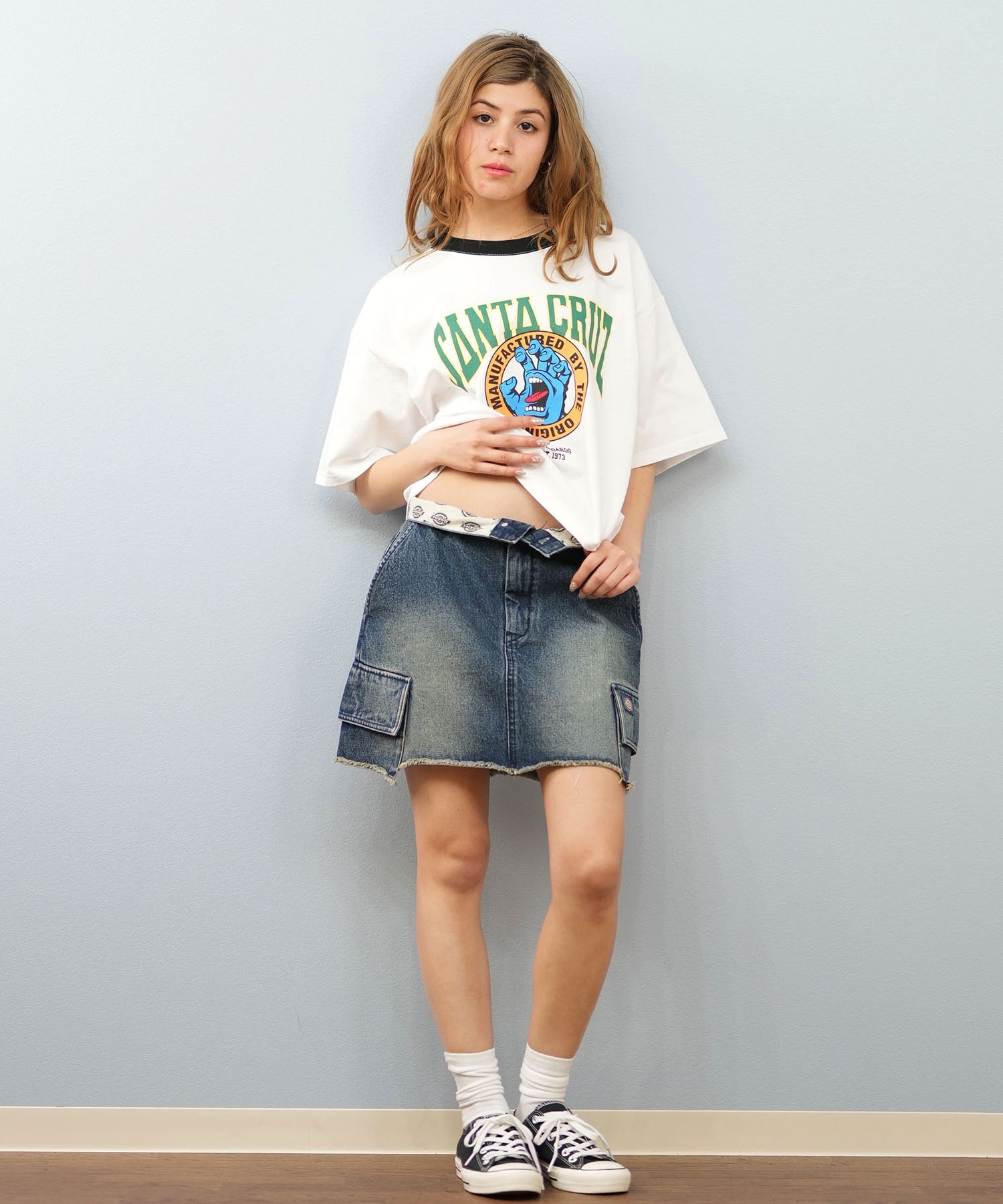 売れ筋商品|||サンタクルーズ Tシャツ レディース トップス MONTEREY CROP - Polo shirt - off white SANTACRUZ サンタクルーズ 半袖 Tシャツ レディース クロップド