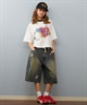 SANTACRUZ/サンタクルーズ SANTACRUZ サンタクルーズ クロップド丈 フロントプリントTシャツ HEART LAND HAND CROP SST 502252435(WHITE-M)