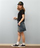 SANTACRUZ サンタクルーズ 半袖 Tシャツ レディース ミニT クロップド丈 ロゴ 502252437 ムラサキスポーツ限定(OFFBK-M)