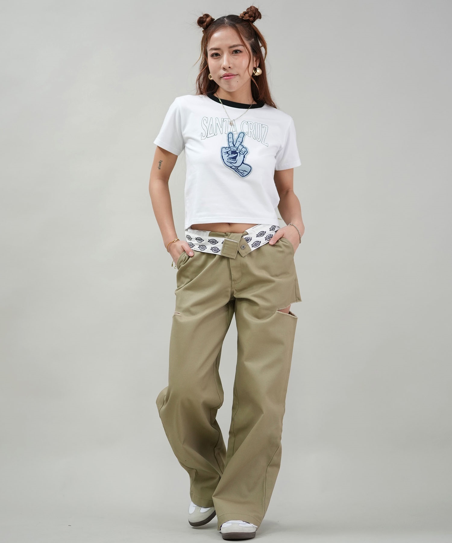 SANTACRUZ サンタクルーズ 半袖 Tシャツ レディース ミニT