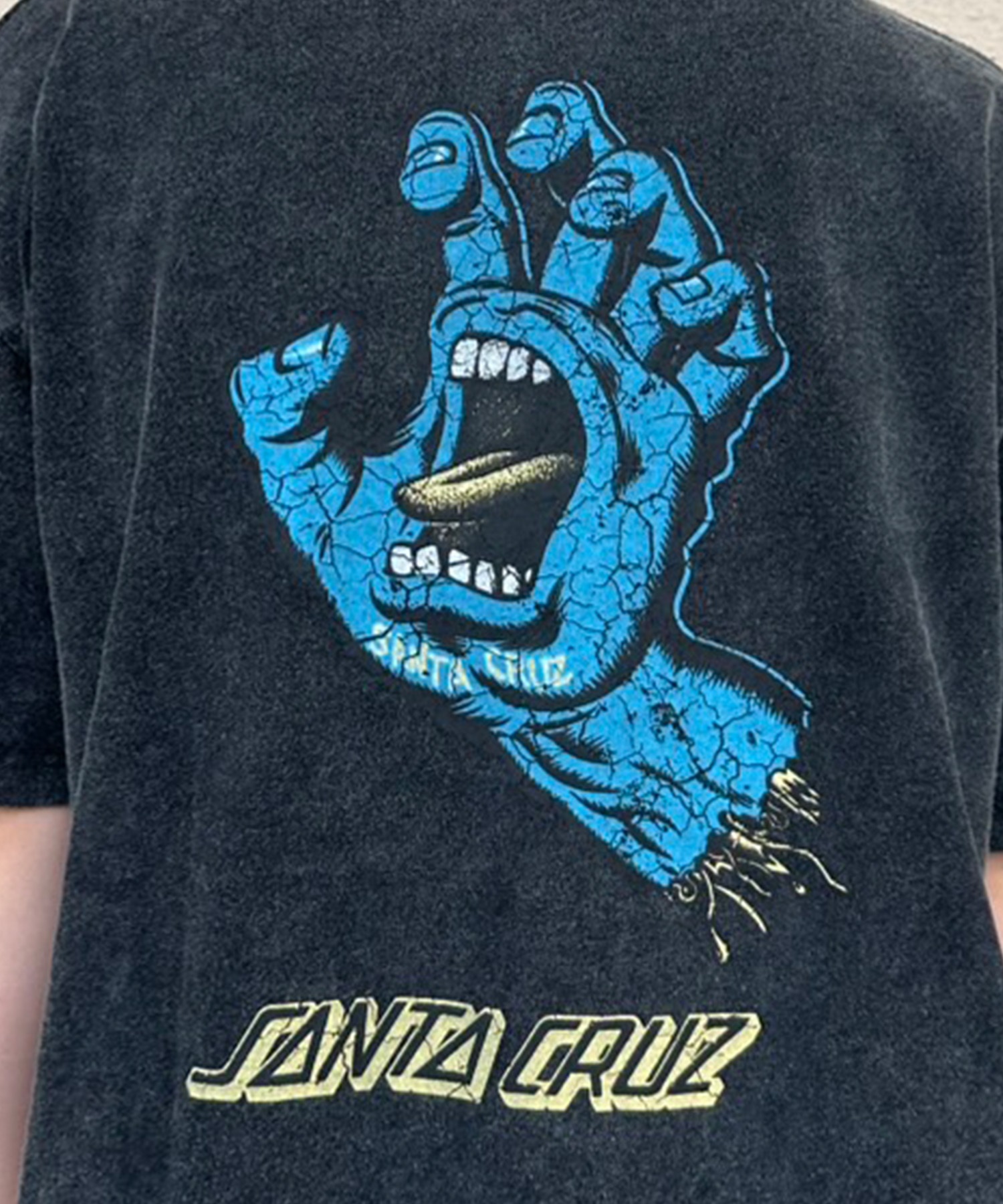 SANTA CRUZ Tシャツ サンタクルーズ　サイズL ヴィンテージ SANTACRUZ サンタクルーズ ロンT フロントプリント ヴィンテージ