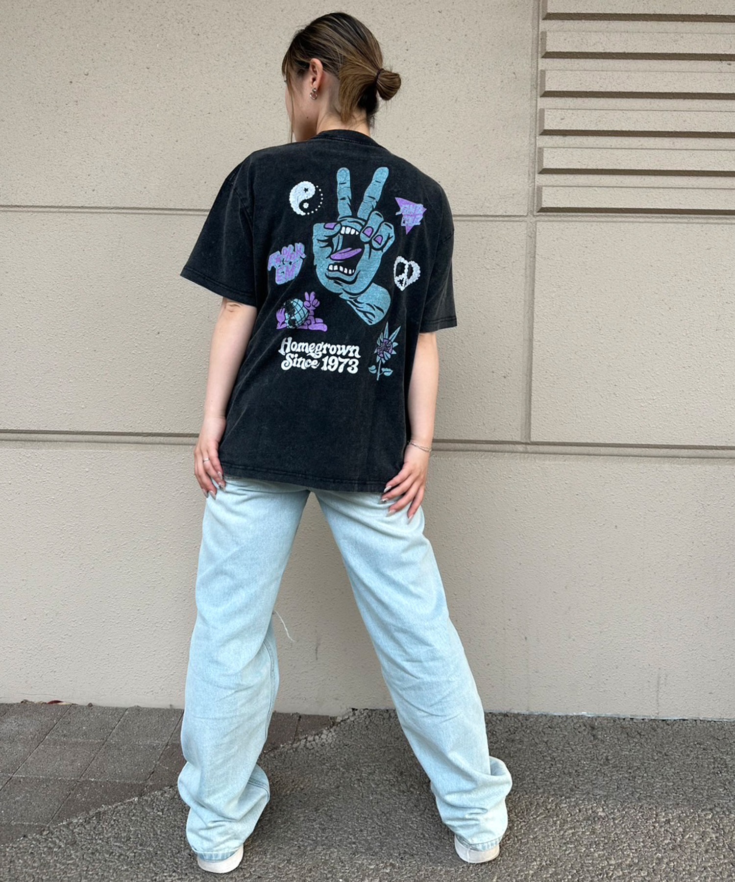 SANTA CRUZ サンタクルーズ 半袖 Tシャツ レディース バック