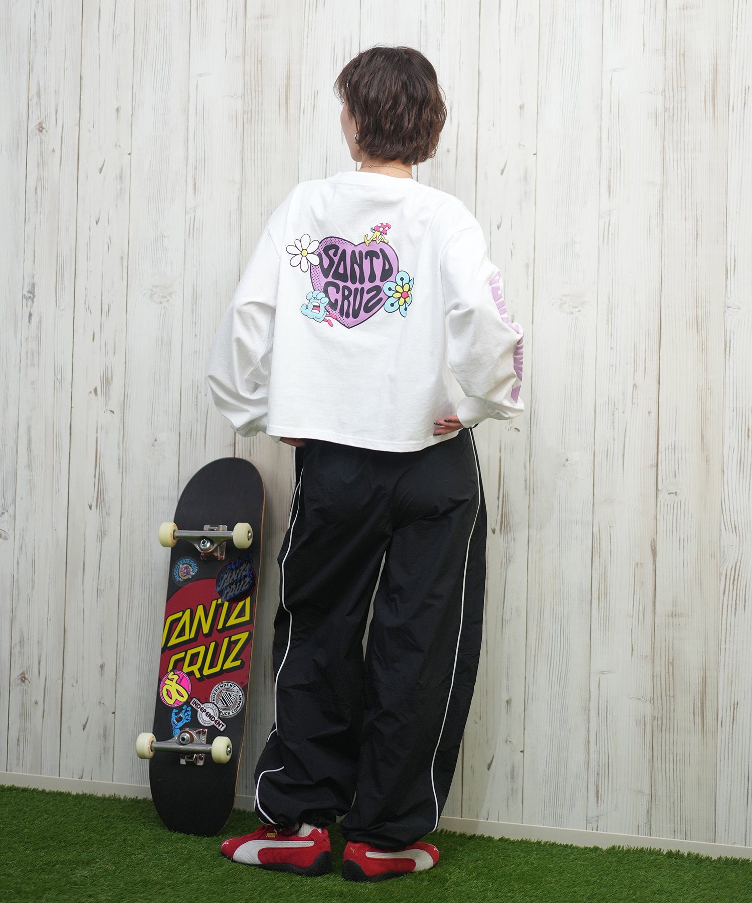 SANTACRUZ サンタクルーズ 長袖 Tシャツ レディース ロンT SANTACRUZ サンタクルーズ 長袖 Tシャツ レディース ロンT