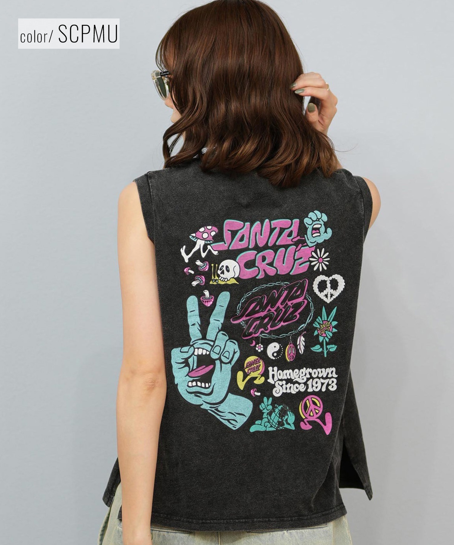 SANTACRUZ サンタクルーズ タンクトップ レディース バック