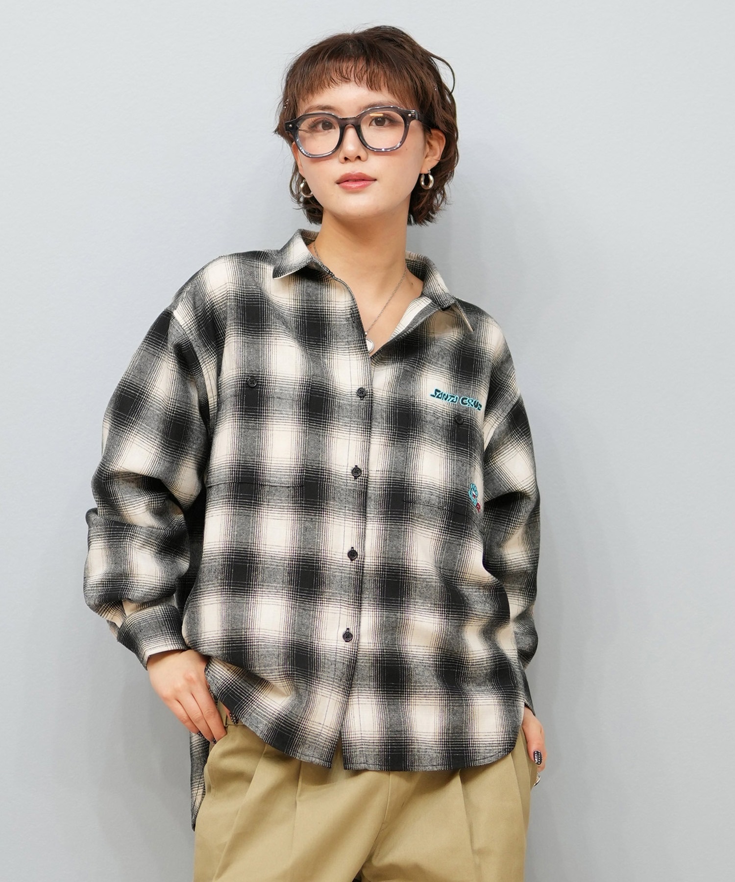 ムラサキスポーツ限定】 SANTACRUZ/サンタクルーズ 長袖 Tシャツ
