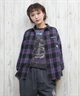 SANTACRUZ サンタクルーズ 長袖 シャツ レディース ネルシャツ チェック柄 502251231 ムラサキスポーツ限定(WHITE-F)