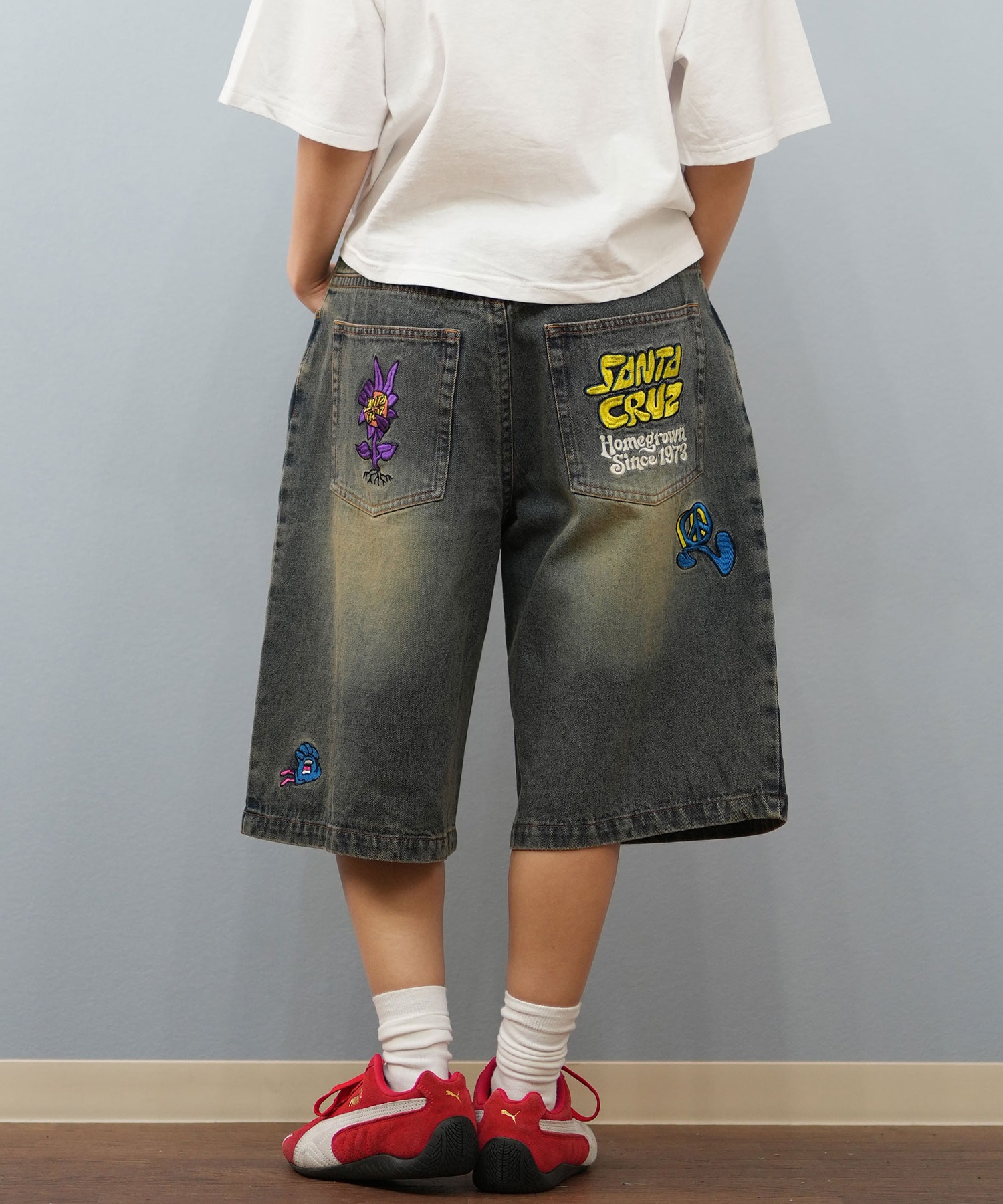 SANTACRUZ サンタクルーズ ショートパンツ レディース ユニセックス ハーフパンツ  502252531 ムラサキスポーツ限定(BIOWS-M)