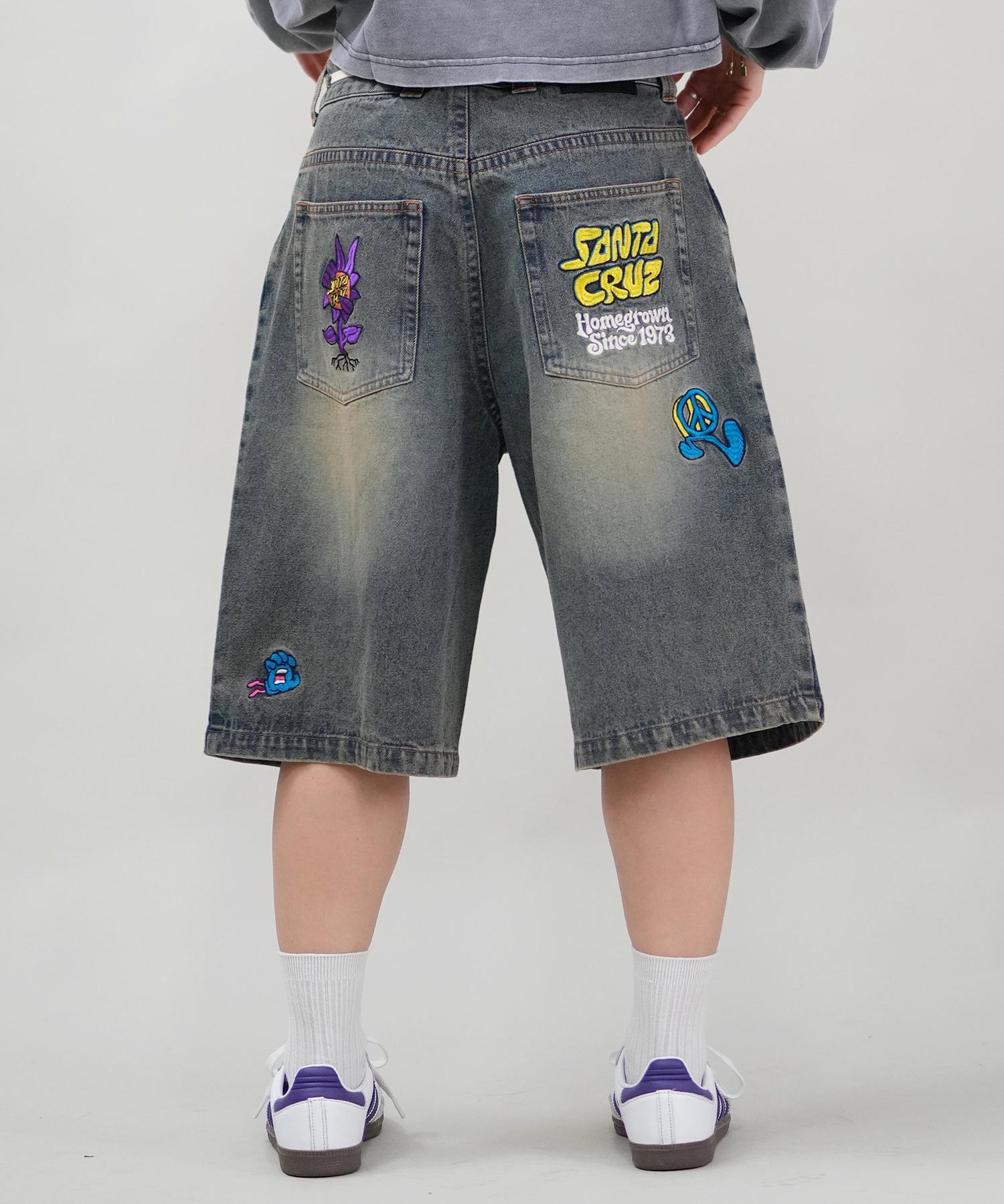 SANTACRUZ サンタクルーズ ショートパンツ レディース ユニセックス ハーフパンツ  502252531 ムラサキスポーツ限定(BIOWS-M)