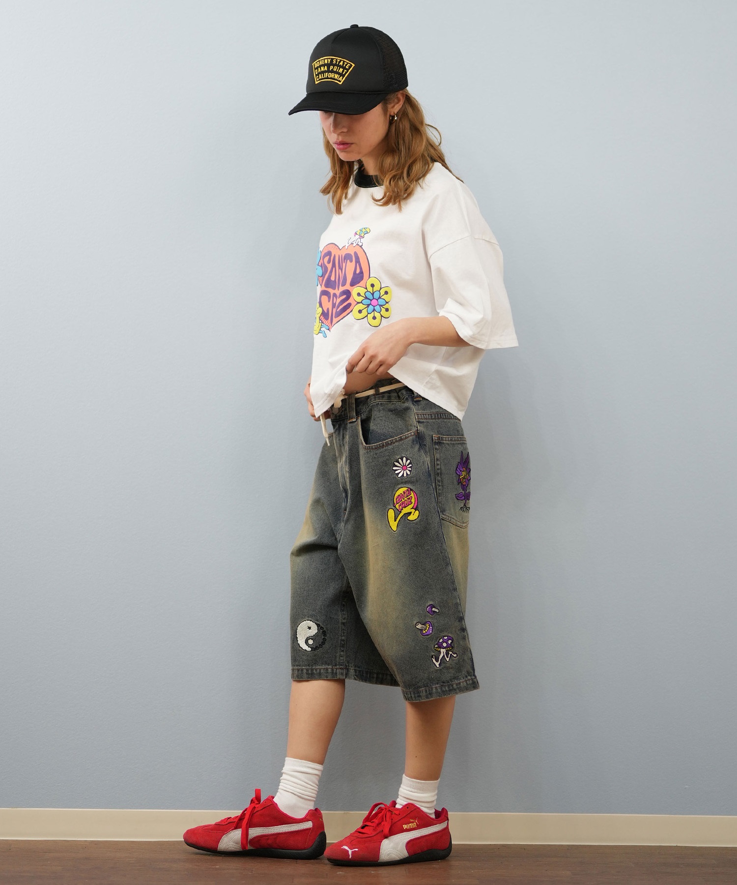 SANTACRUZ サンタクルーズ ショートパンツ レディース ユニセックス ハーフパンツ  502252531 ムラサキスポーツ限定(BIOWS-M)