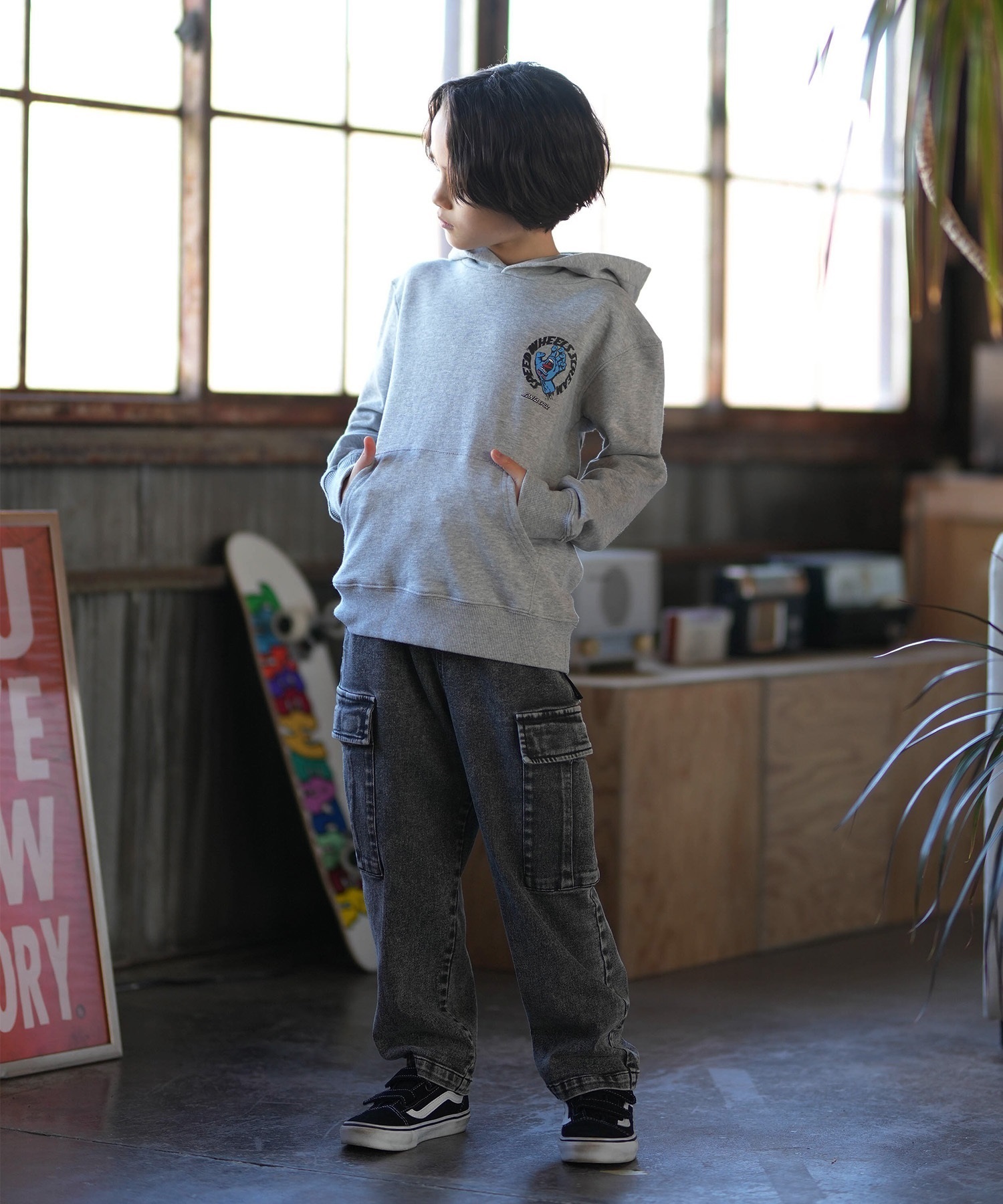 SANTACRUZ サンタクルーズ プルオーバー パーカー キッズ ジュニア