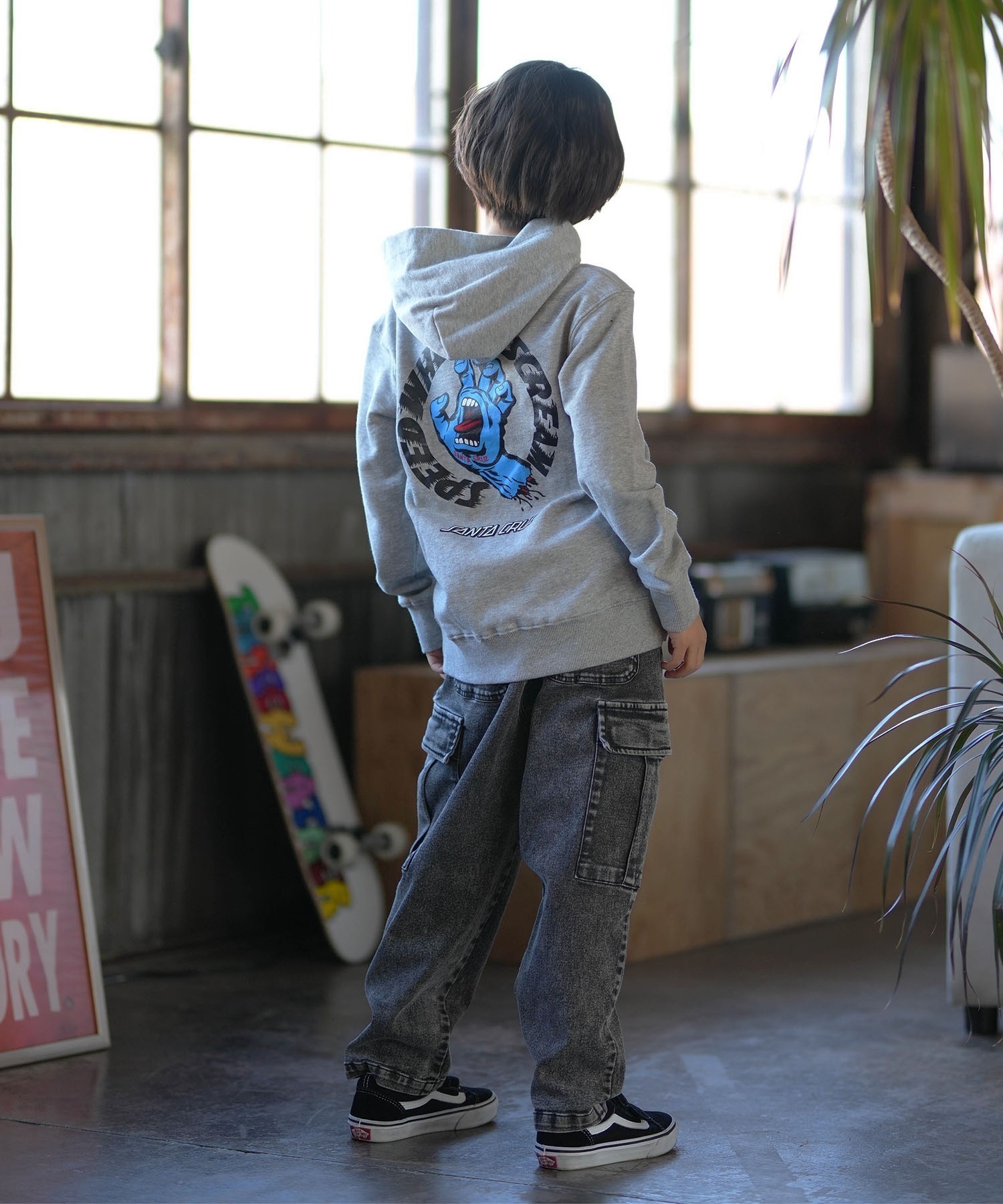 SANTACRUZ サンタクルーズ プルオーバー パーカー キッズ ジュニア