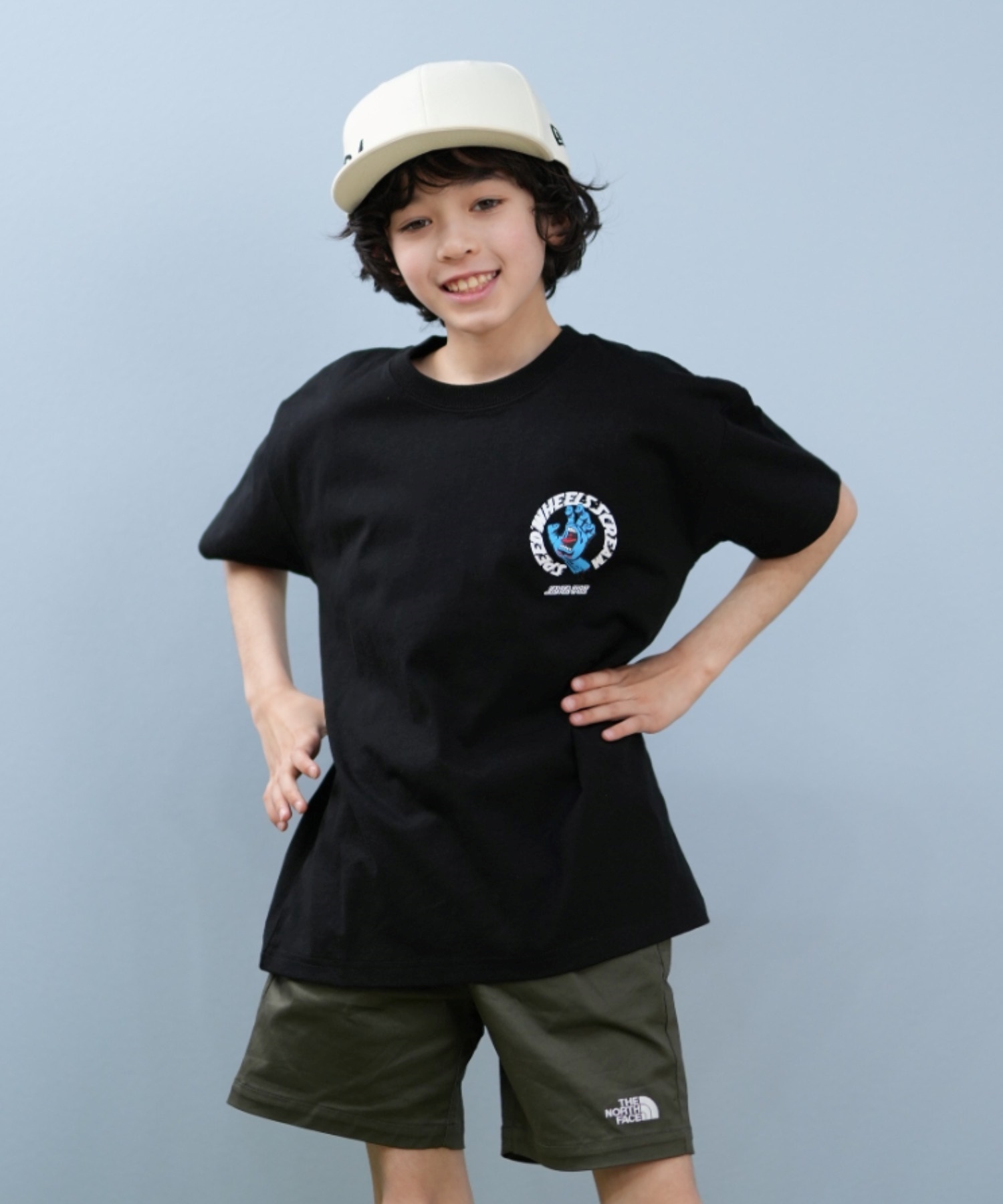 SANTACRUZ サンタクルーズ 半袖 Tシャツ キッズ 子供 バックプリント