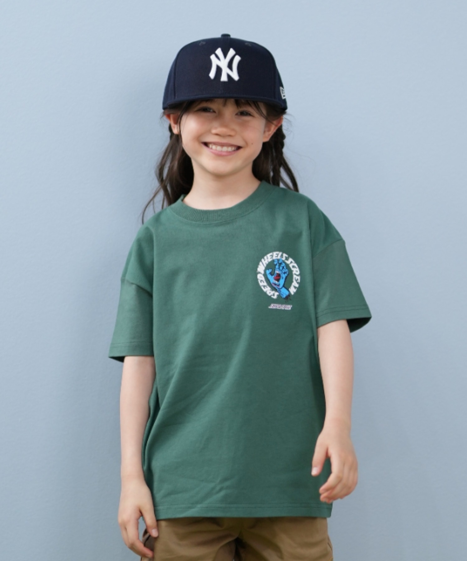 SANTACRUZ サンタクルーズ 半袖 Tシャツ キッズ 子供 バックプリント