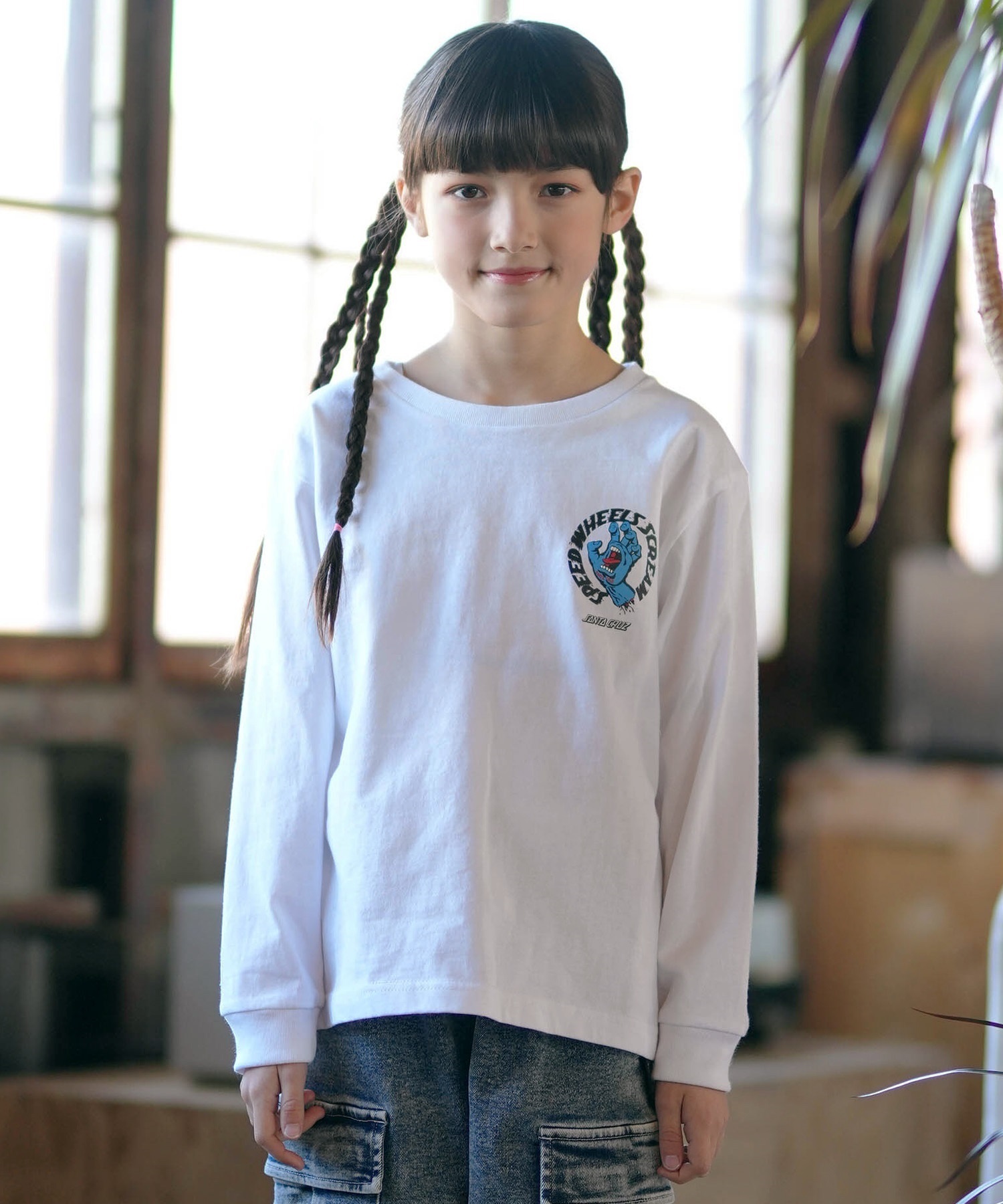 DINOWORKS JUICE SUMMER ロンT dinoworks 浮き輪 ロングtシャツ DINOWORKS ブラック浮き輪ロンT